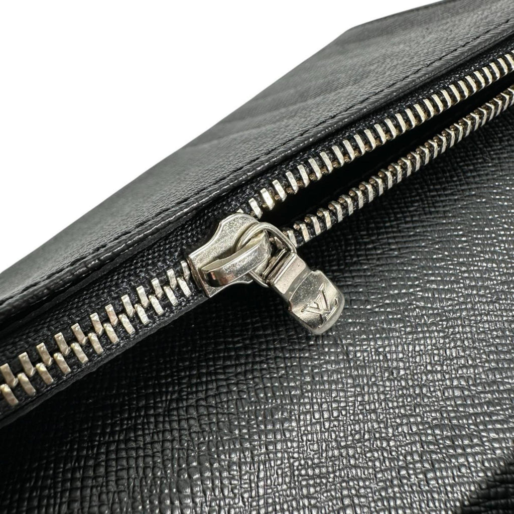 Louis Vuitton Damier Graphite Black Gray Damier Graphite Long Wallet