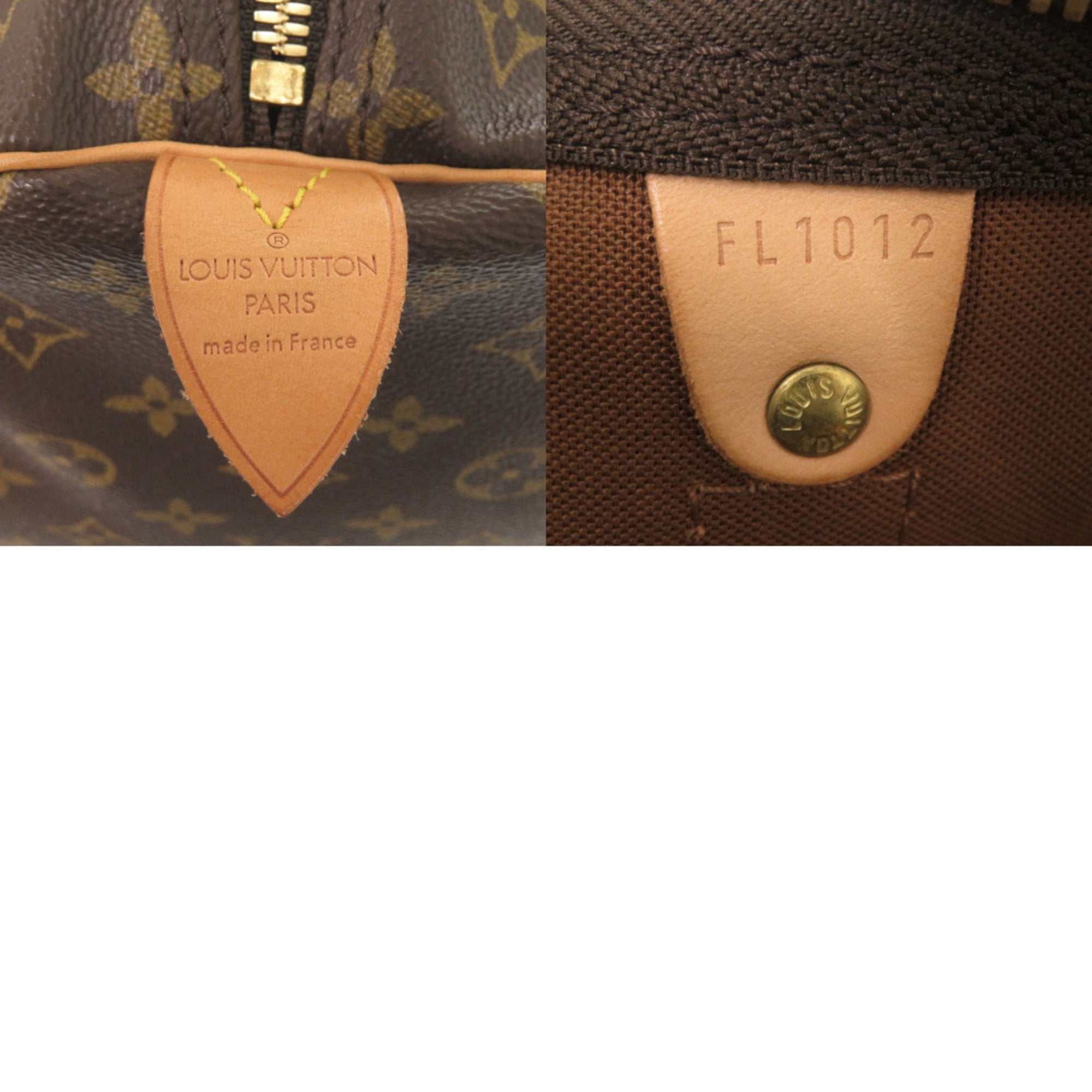 Louis Vuitton Brown Monogram Canvas Boston Bag