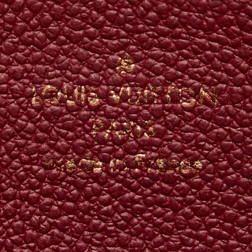 Louis Vuitton Purple Raisin Leather Long Wallet