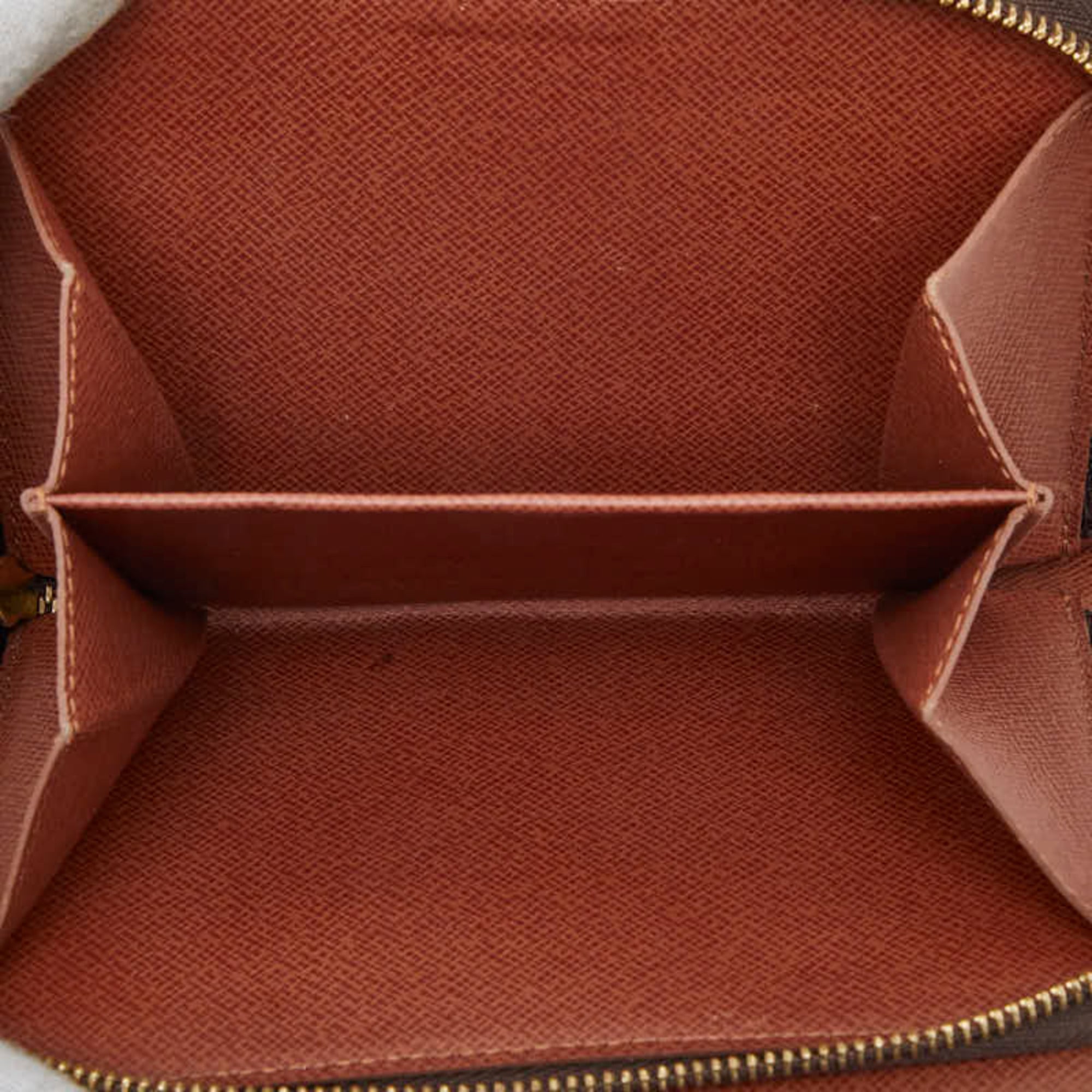Louis Vuitton Brown Pvc Leather Wallet