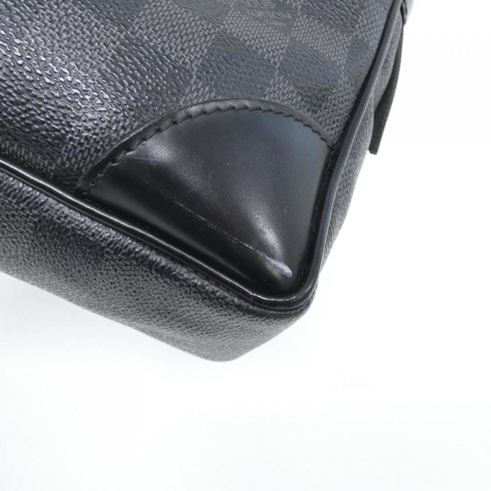Louis Vuitton Graphite Coated Canvas Handbag