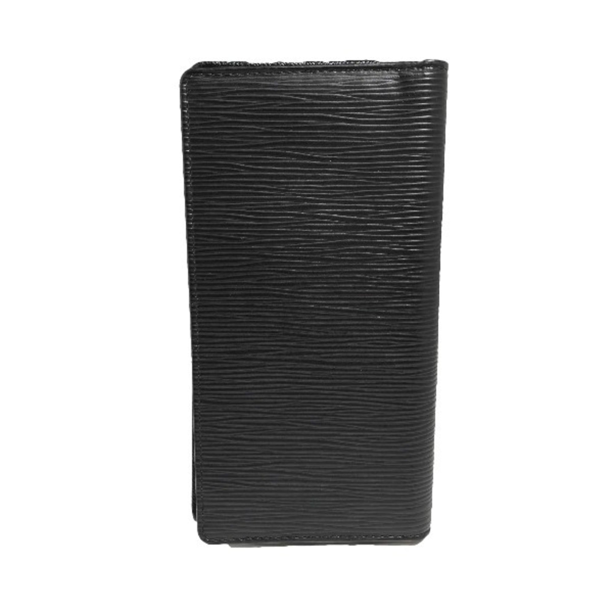 Louis Vuitton Epi Noir Epi Leather Long Wallet