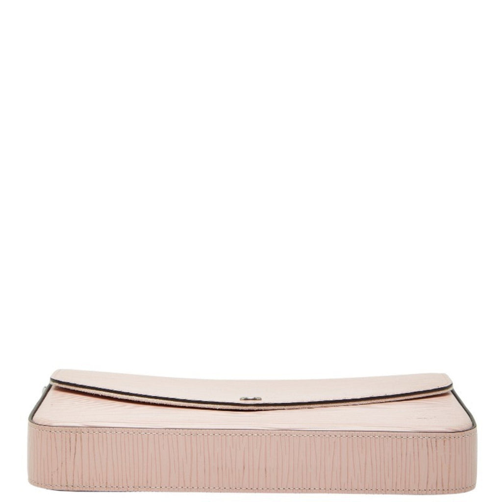 Louis Vuitton Pink Rose Ballerine Leather Pochette Shoulder Bag