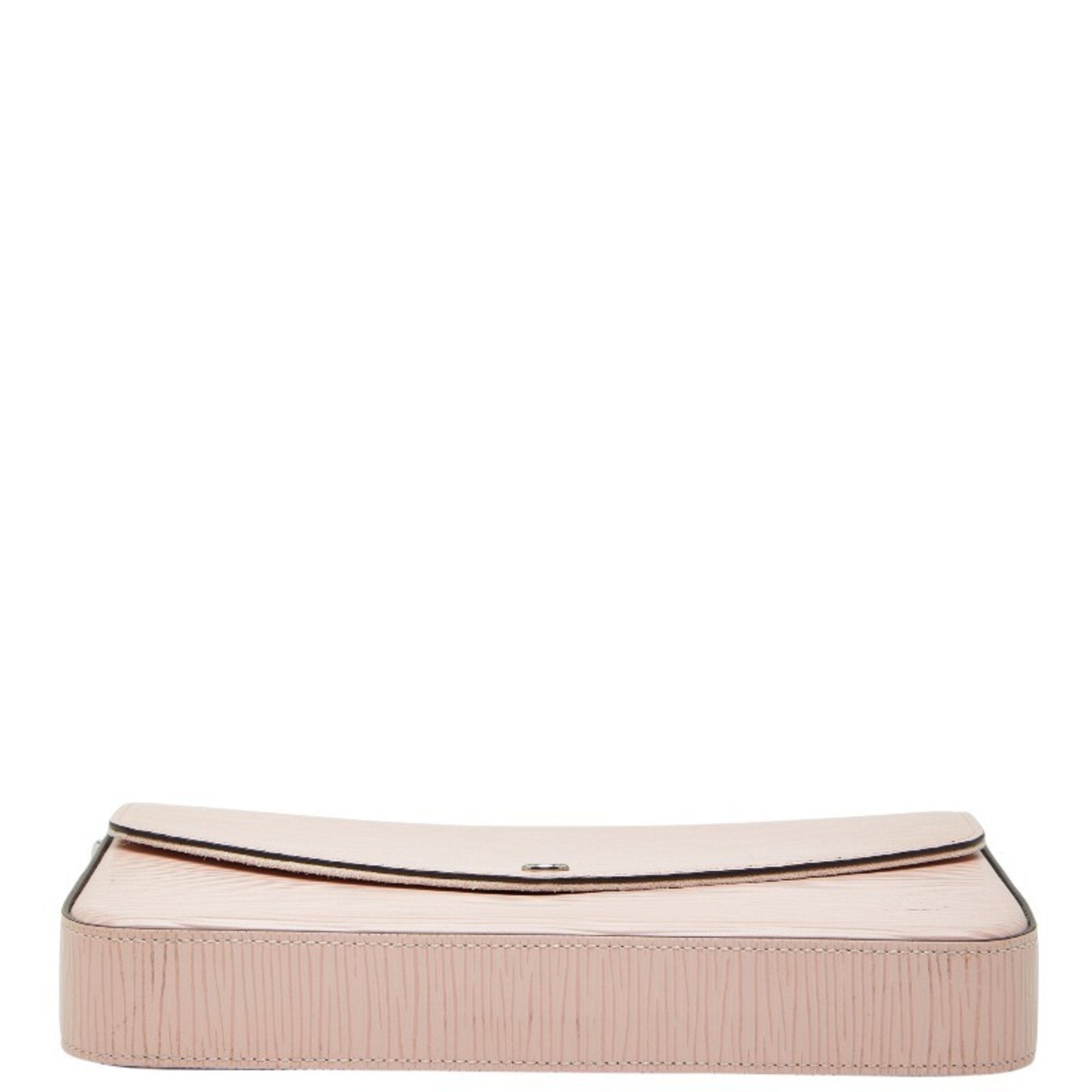 Louis Vuitton Pink Rose Ballerine Leather Pochette Shoulder Bag
