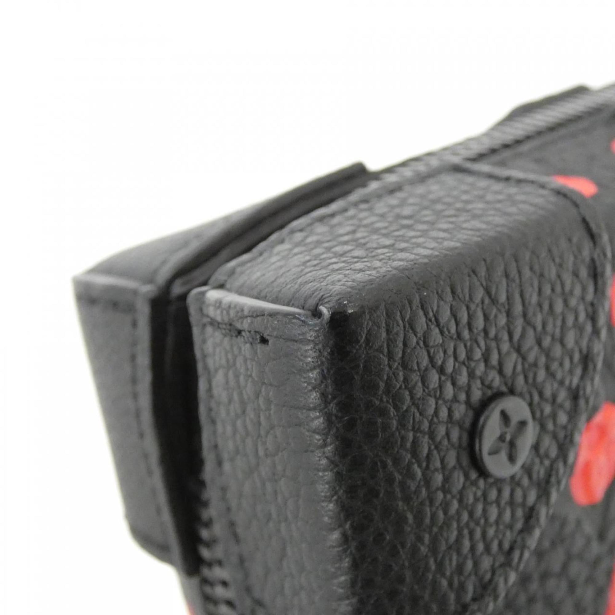 Louis Vuitton Black Leather Shoulder Bag