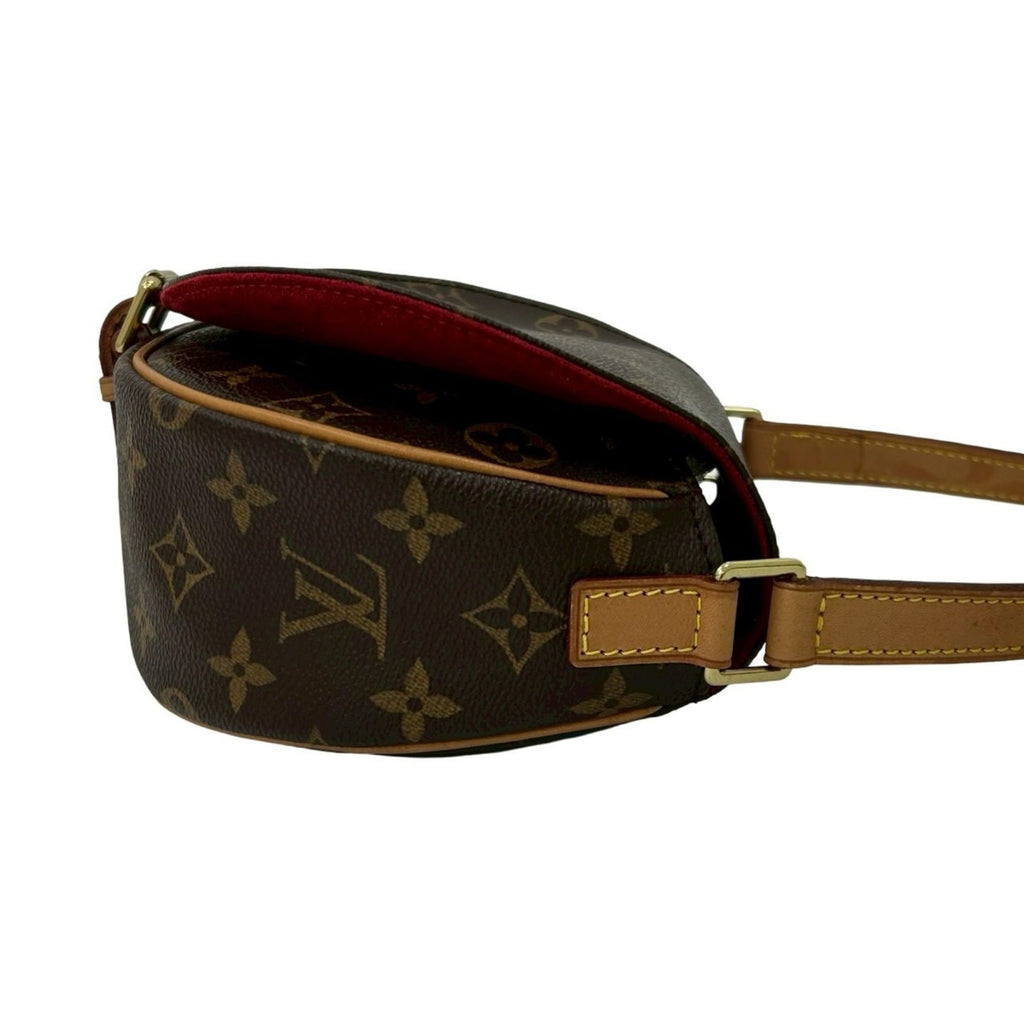 Louis Vuitton Brown Leather Pvc Pochette Shoulder Bag