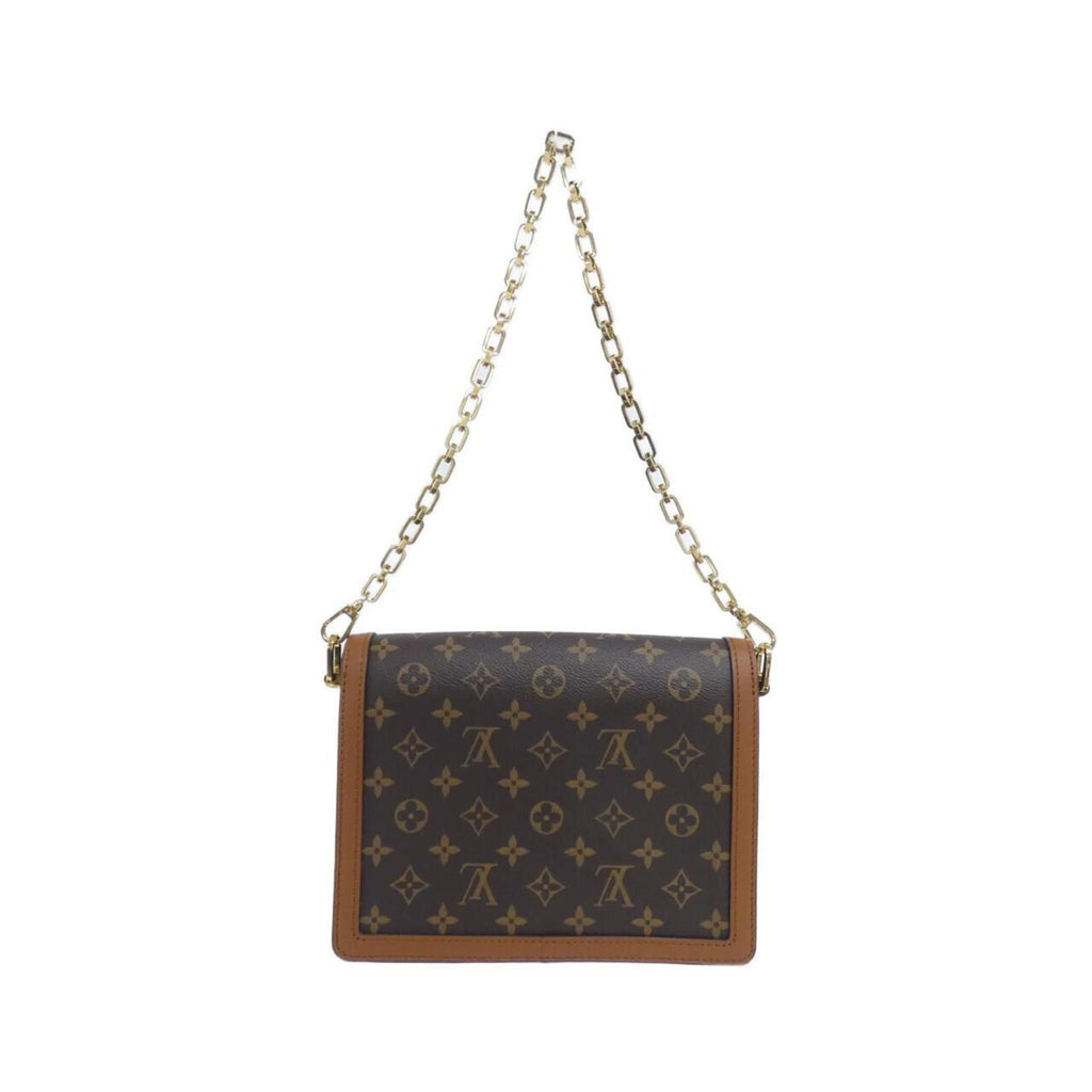 Louis Vuitton Brown Coated Canvas Shoulder Bag