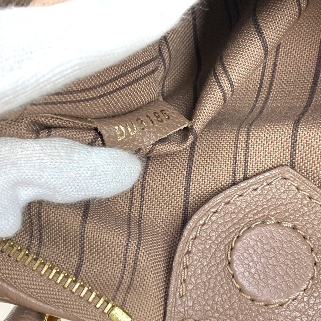Louis Vuitton Monogram Empreinte Beige Monogram Empreinte Handbag Shoulder Bag