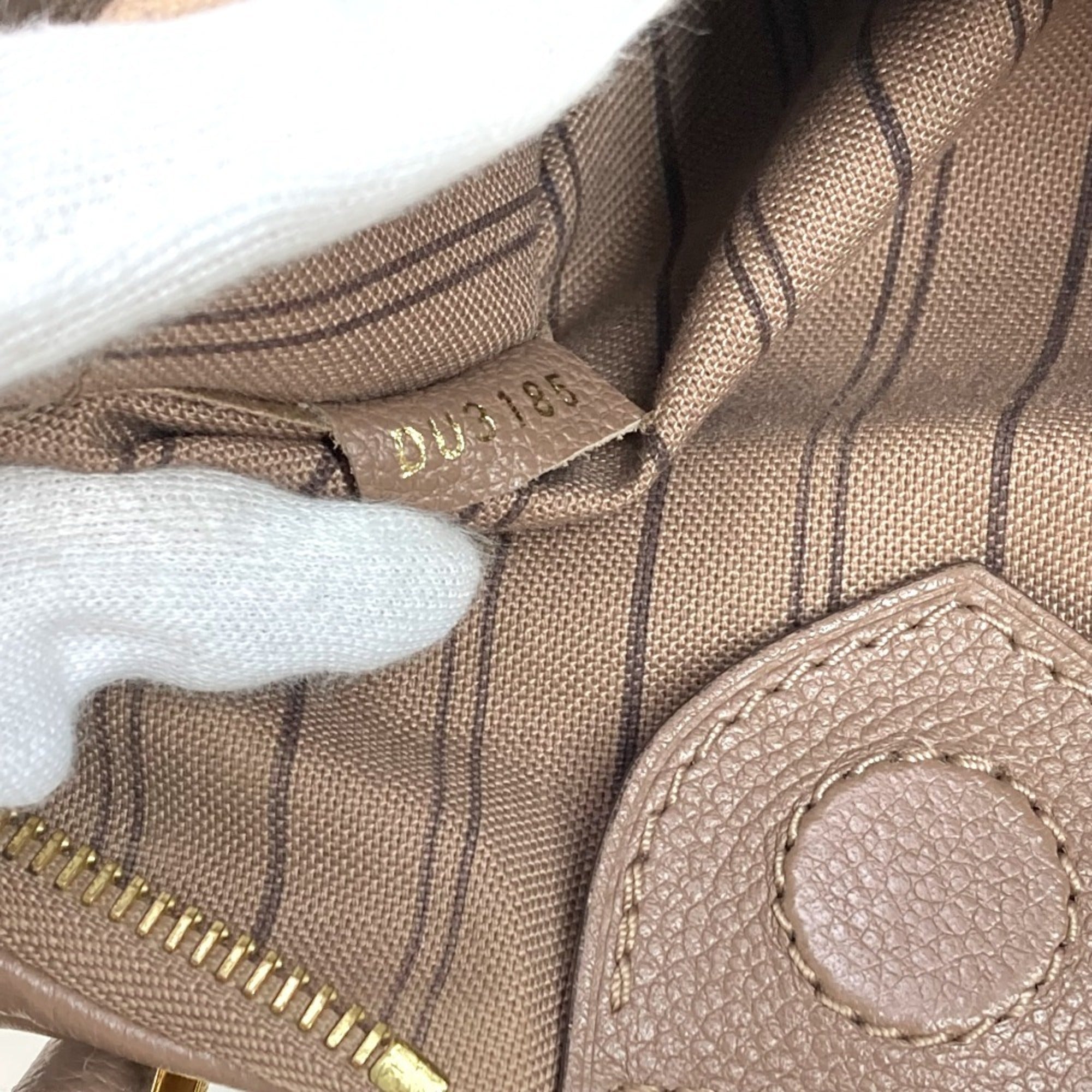 Louis Vuitton Monogram Empreinte Beige Monogram Empreinte Handbag Shoulder Bag
