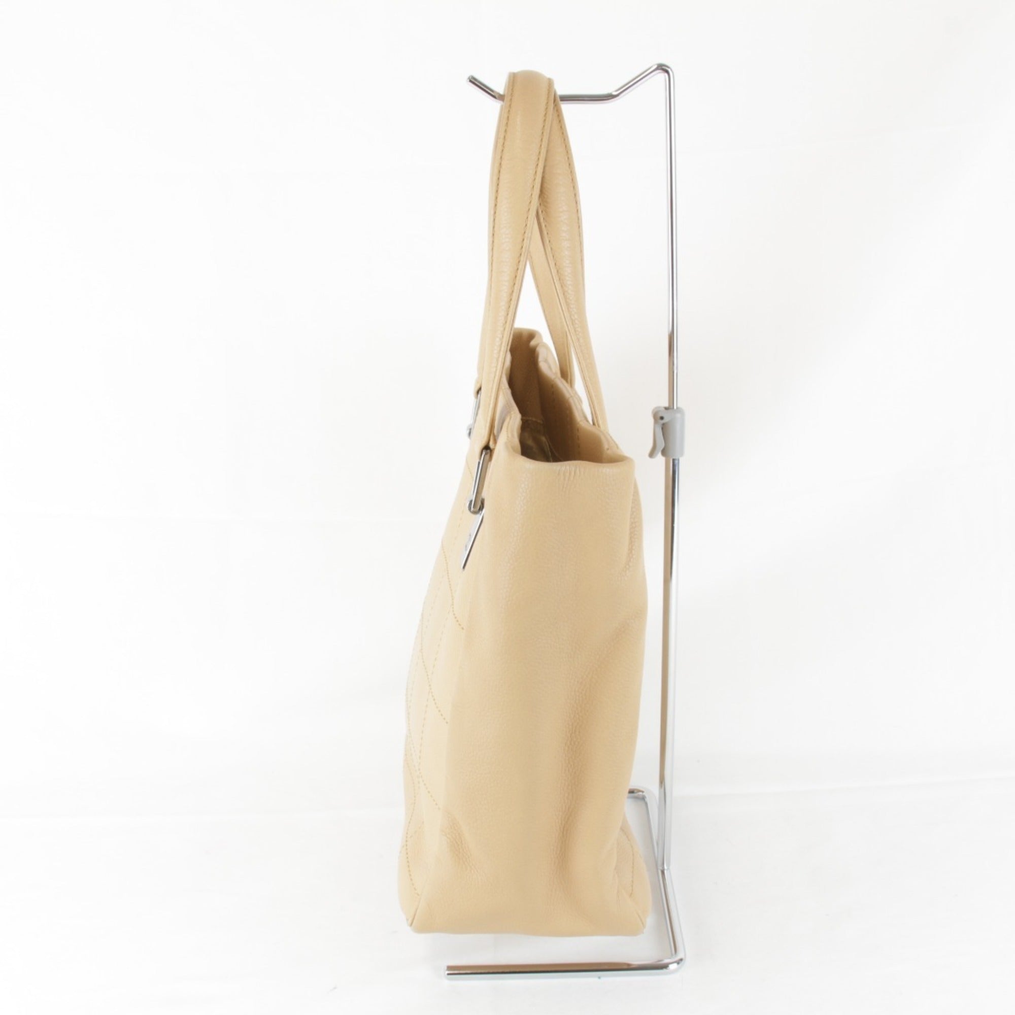 Chanel Beige Leather Tote Bag