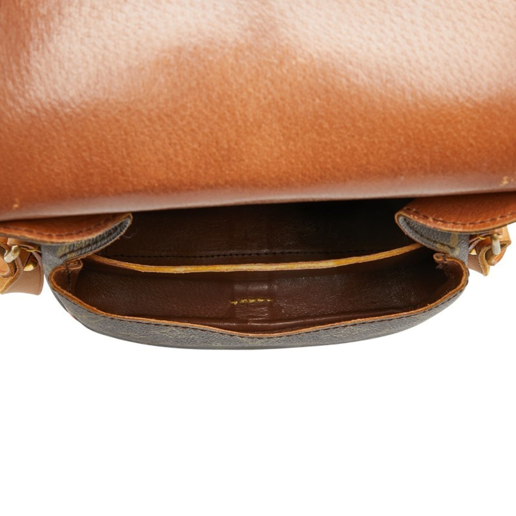 Louis Vuitton Brown Pvc Leather Shoulder Bag
