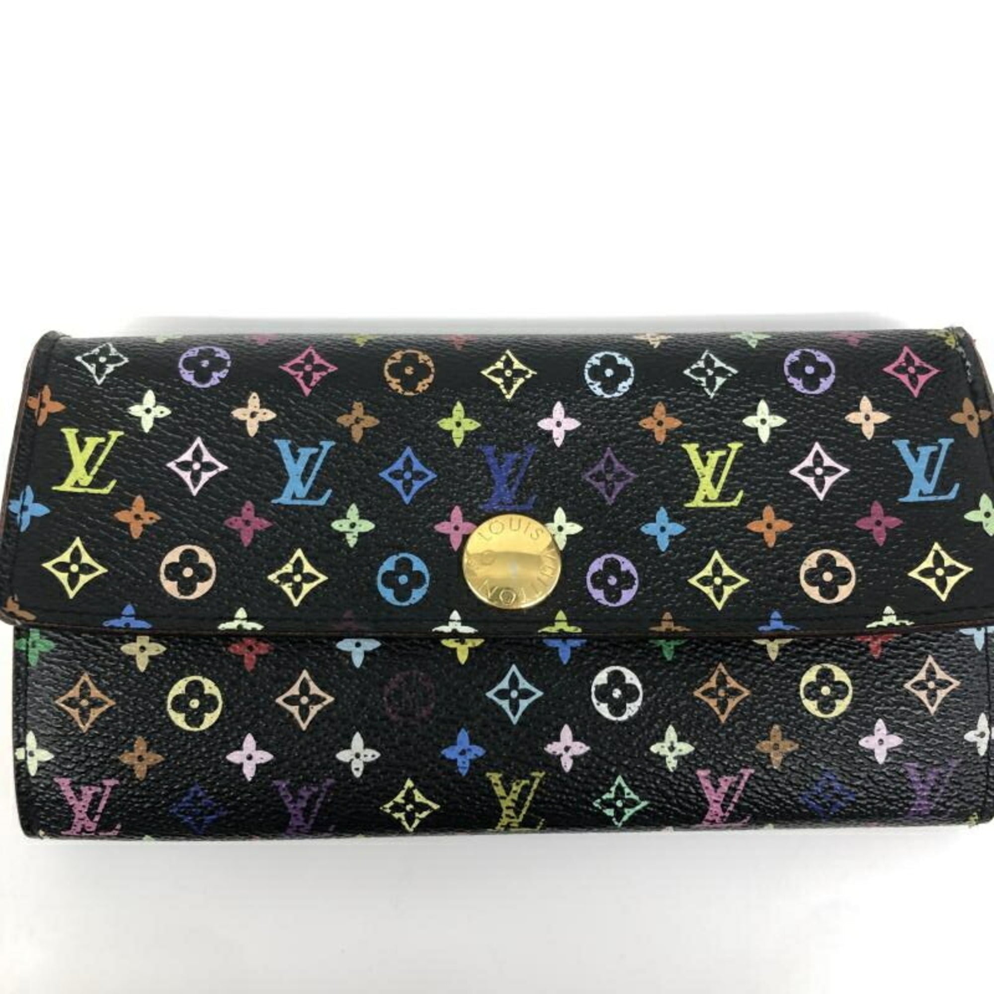 Louis Vuitton Monogram Multicolore Multi-Color Monogram Multicolore Long Wallet