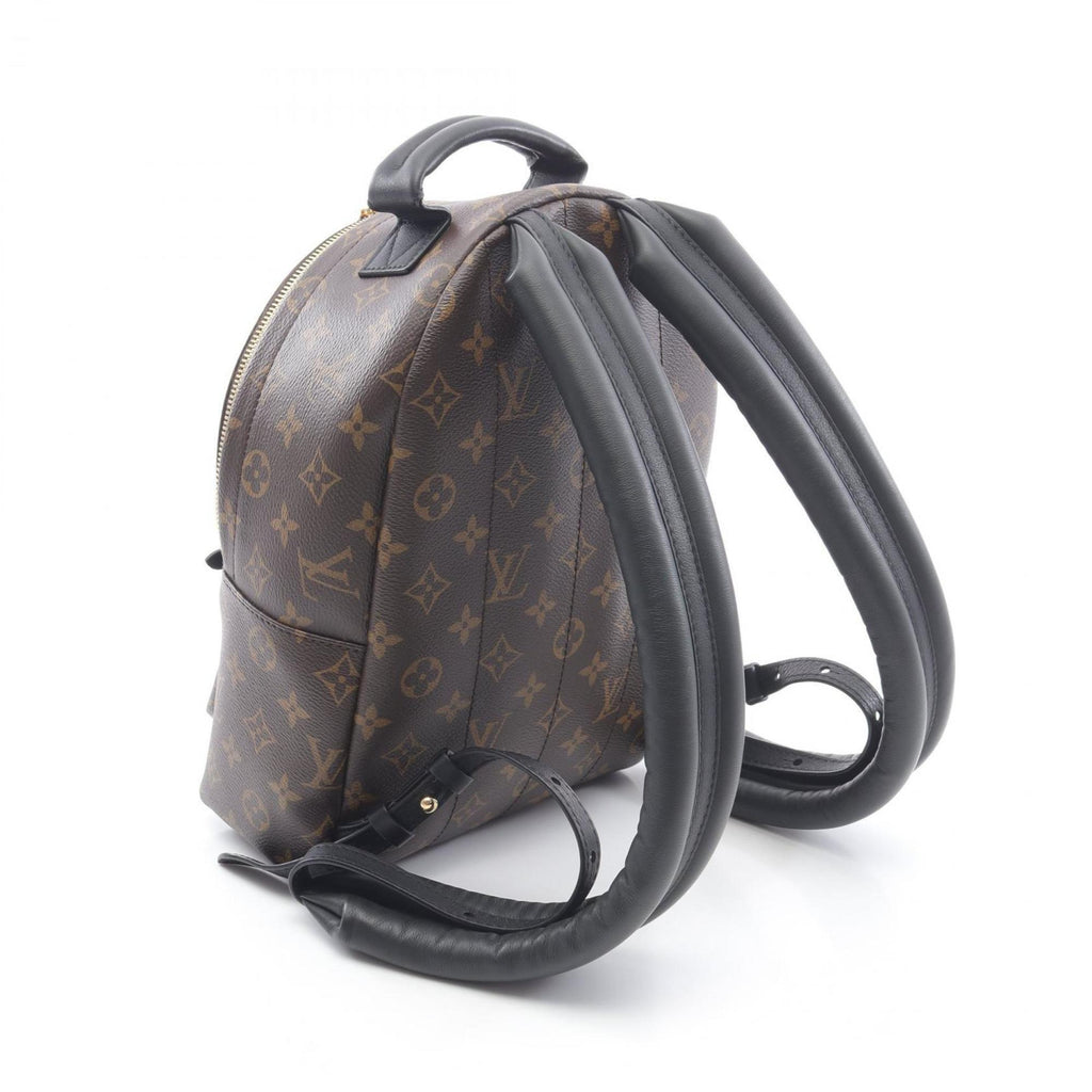 Louis Vuitton Black Brown Monogram Coated Canvas Backpack