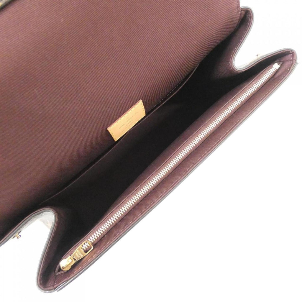 Louis Vuitton Marron Coated Canvas Handbag