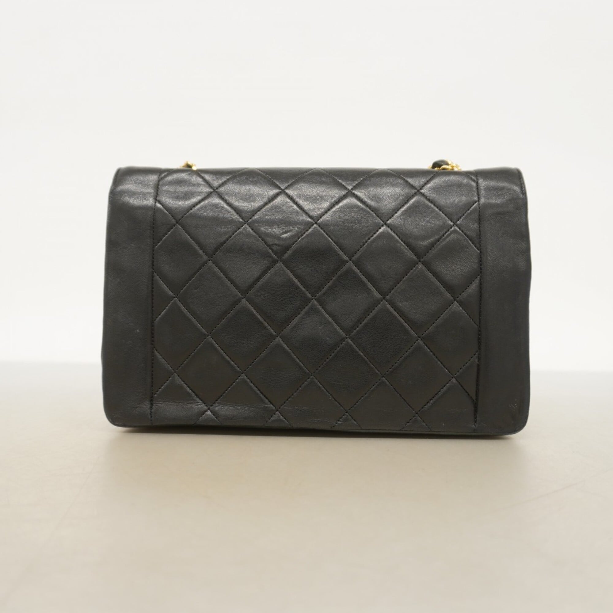 Chanel Black Leather Shoulder Bag