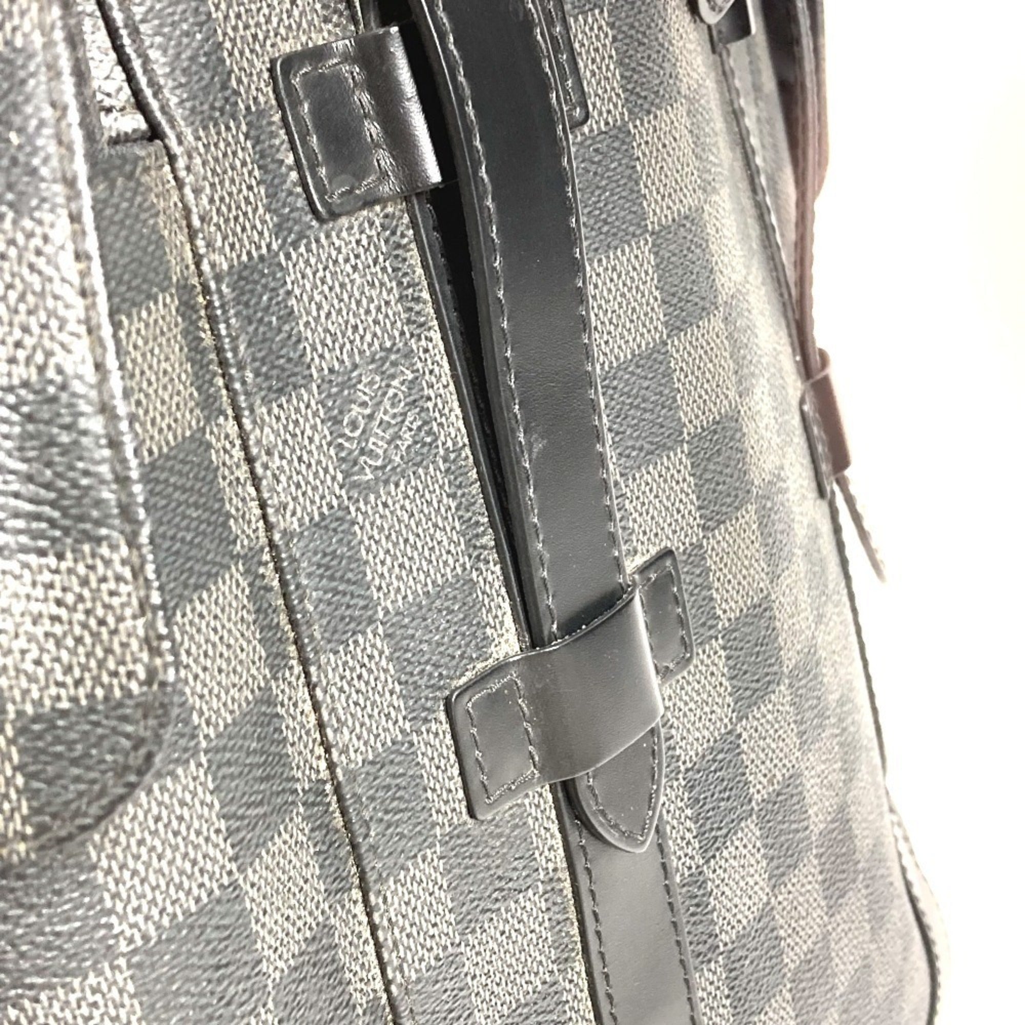 Louis Vuitton Black Damier Graphite Backpack