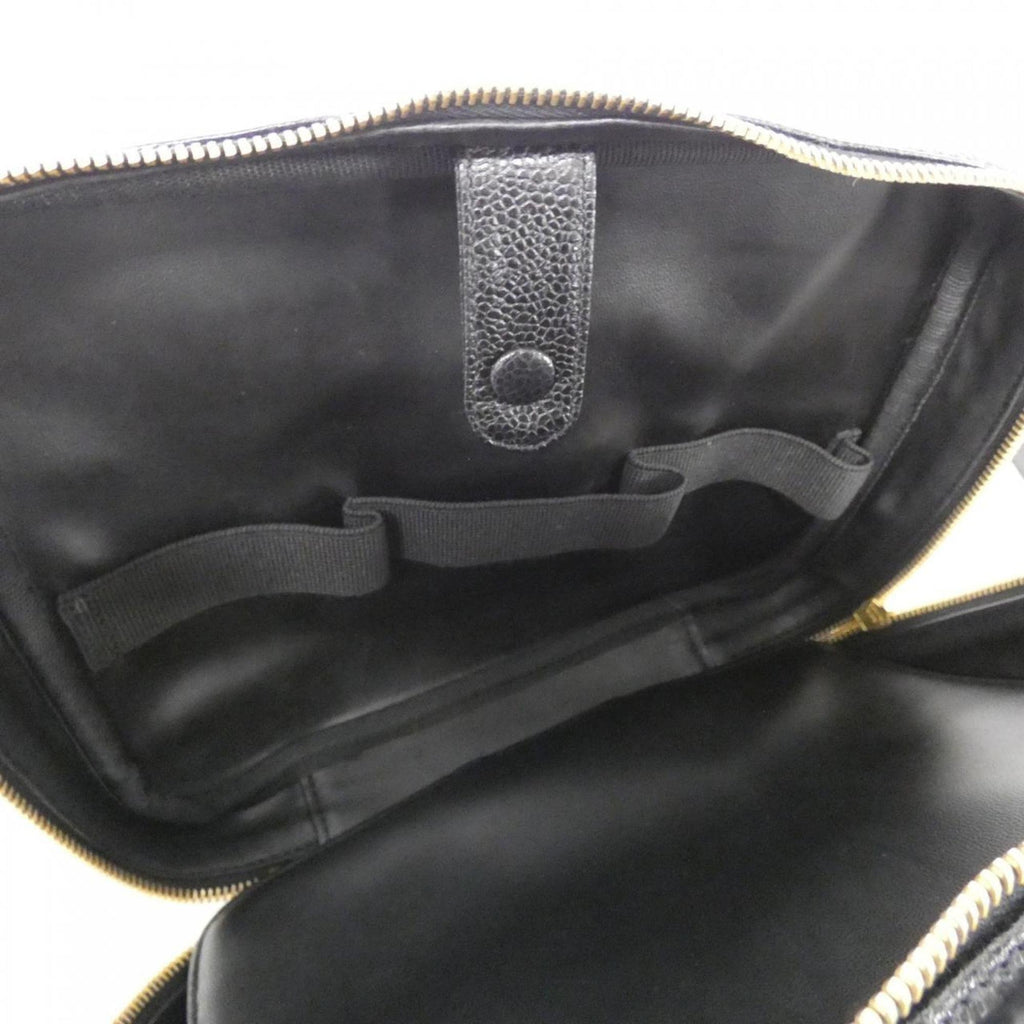 Chanel Black Caviar Leather Handbag