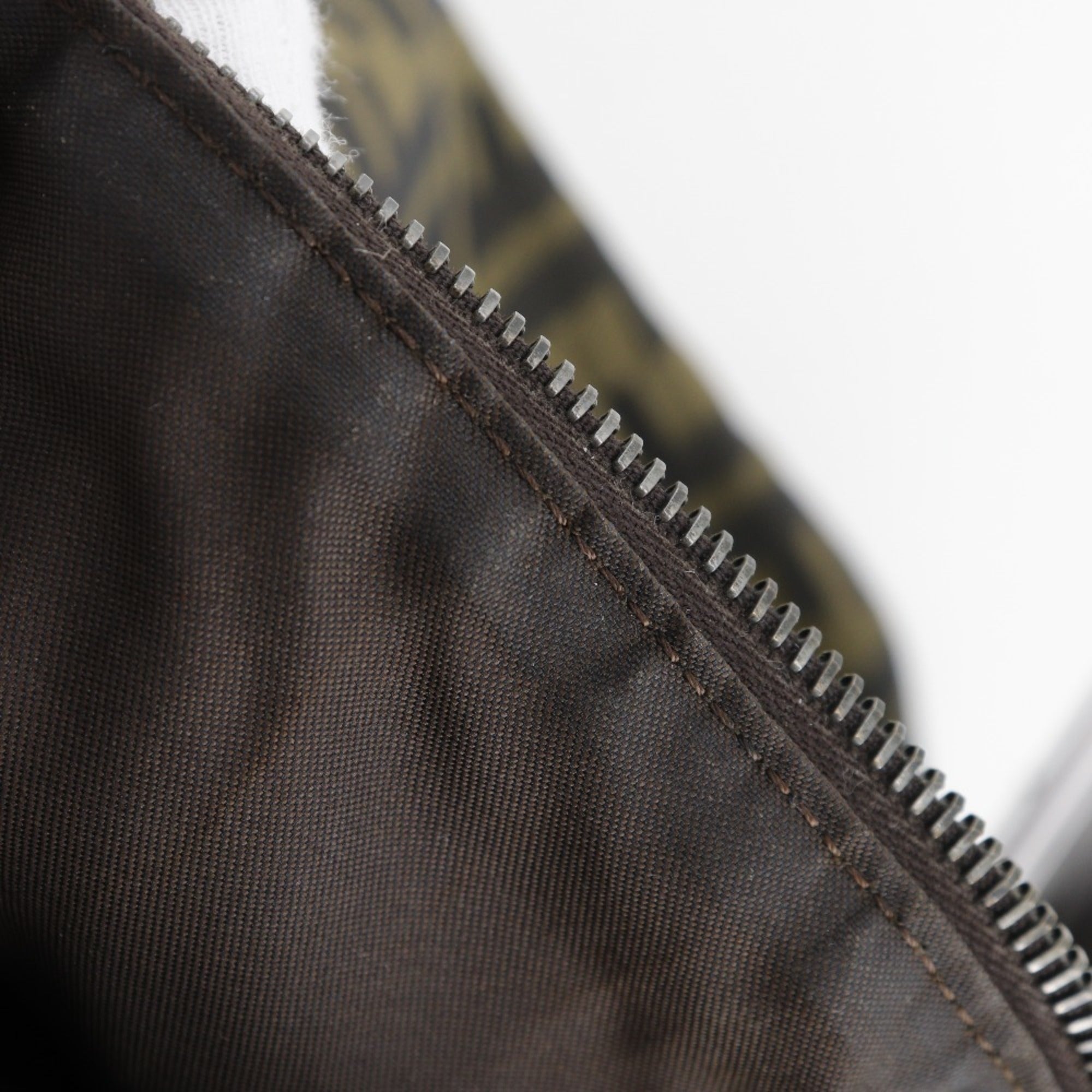 Fendi Brown Nylon Shoulder Bag