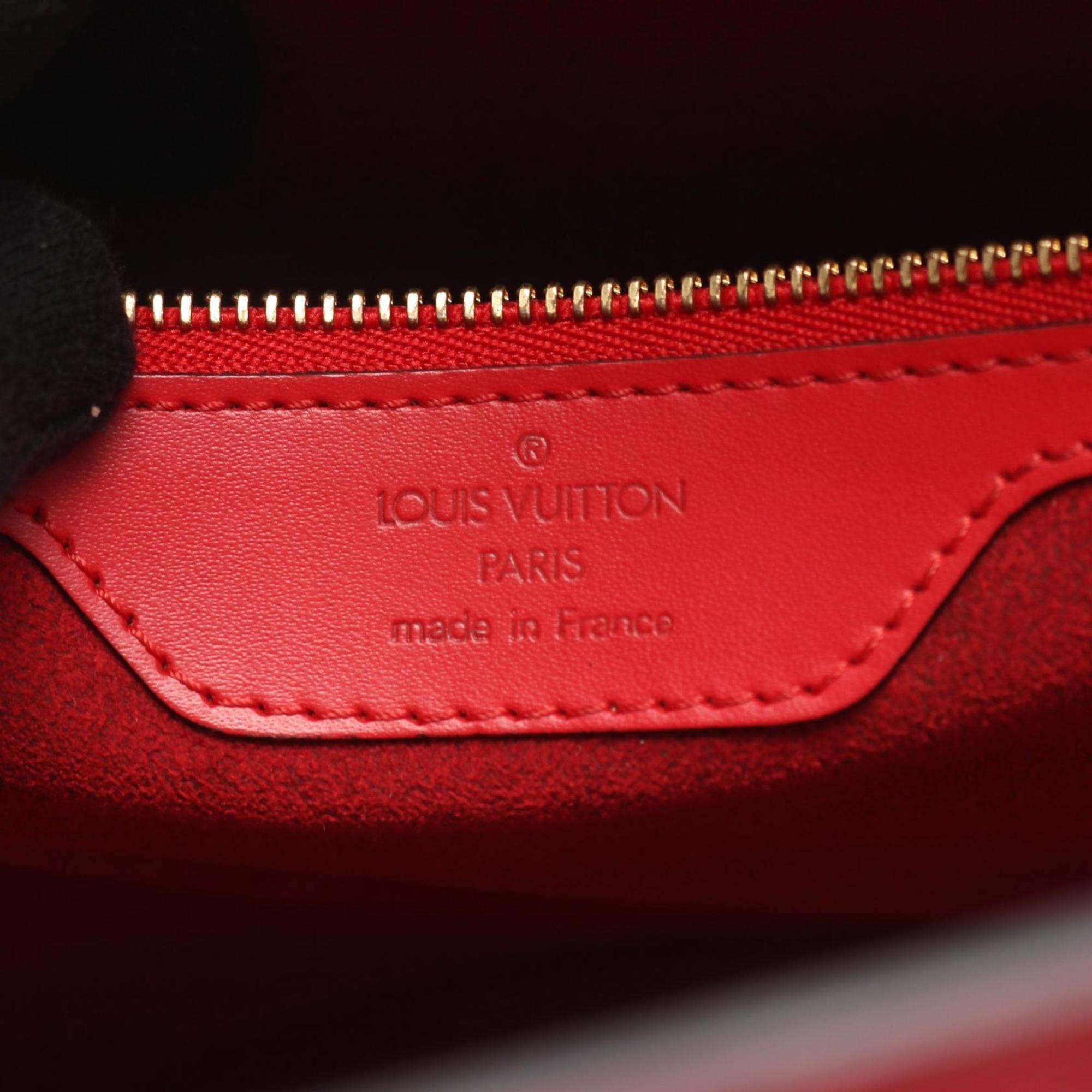 Louis Vuitton Castilian Red Red Color Epi Leather Shoulder Bag