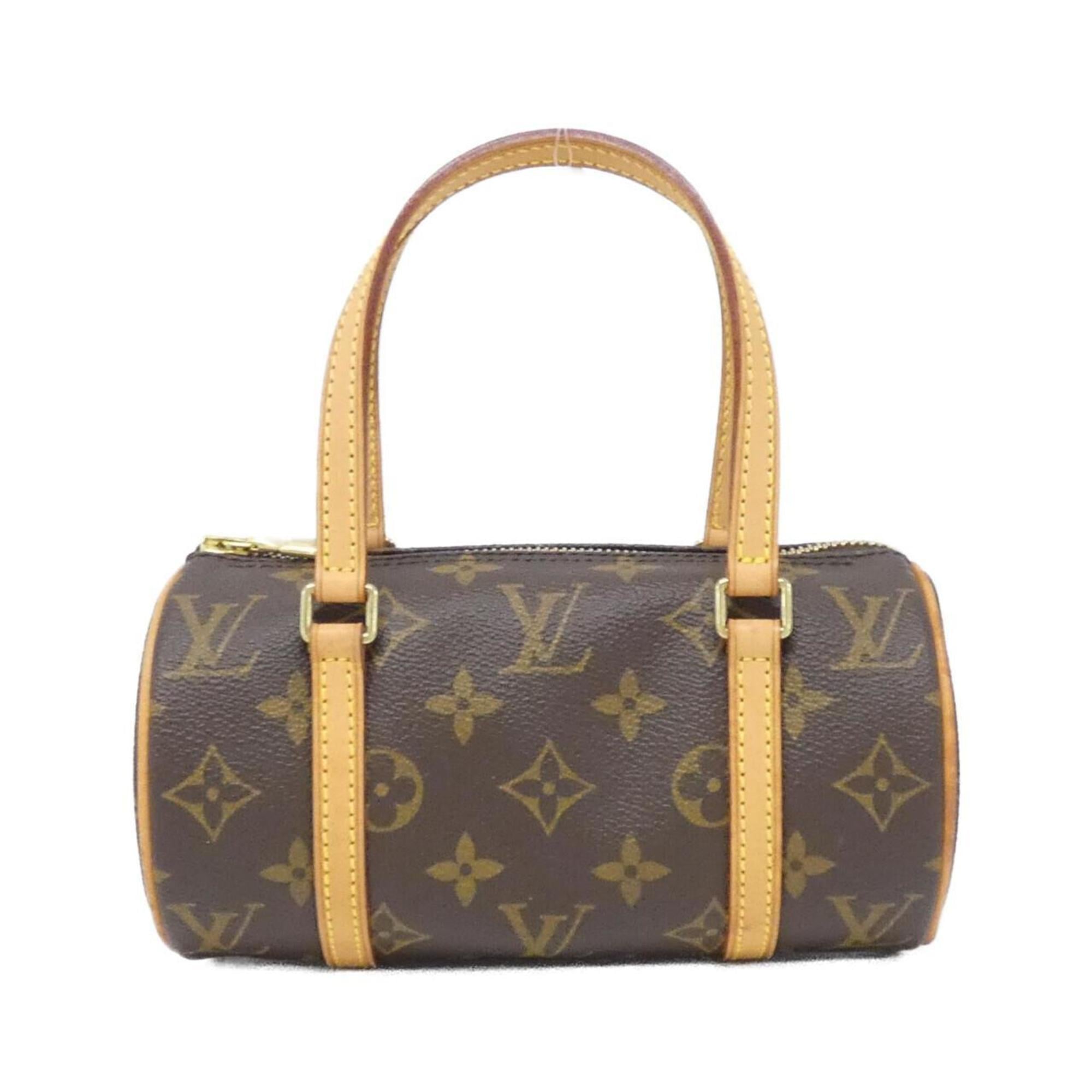 Louis Vuitton Marron Coated Canvas Handbag