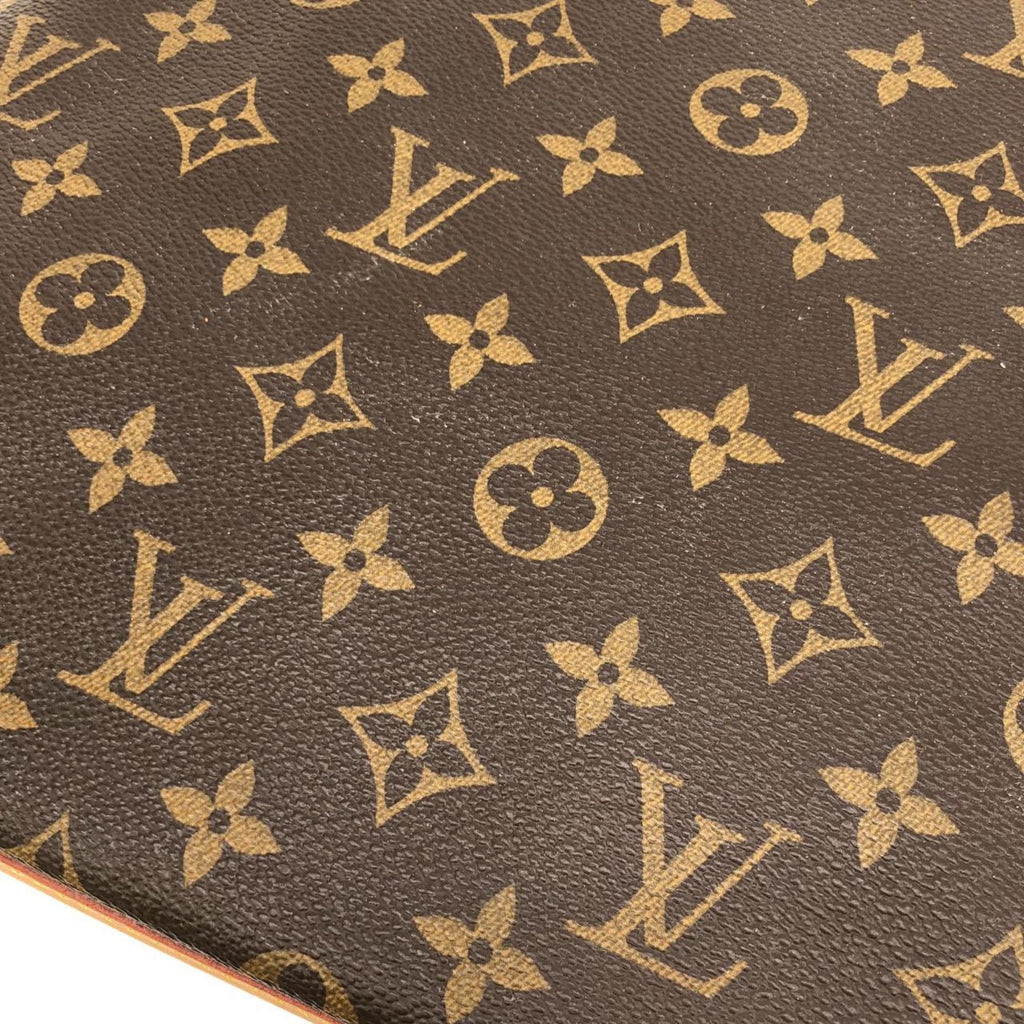 Louis Vuitton Marron Coated Canvas Handbag