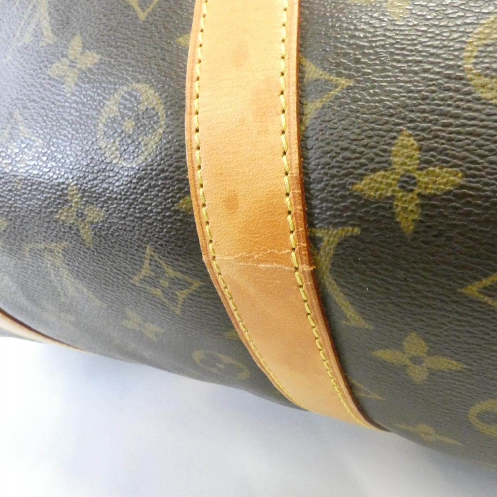 Louis Vuitton Brown Coated Canvas Boston Bag