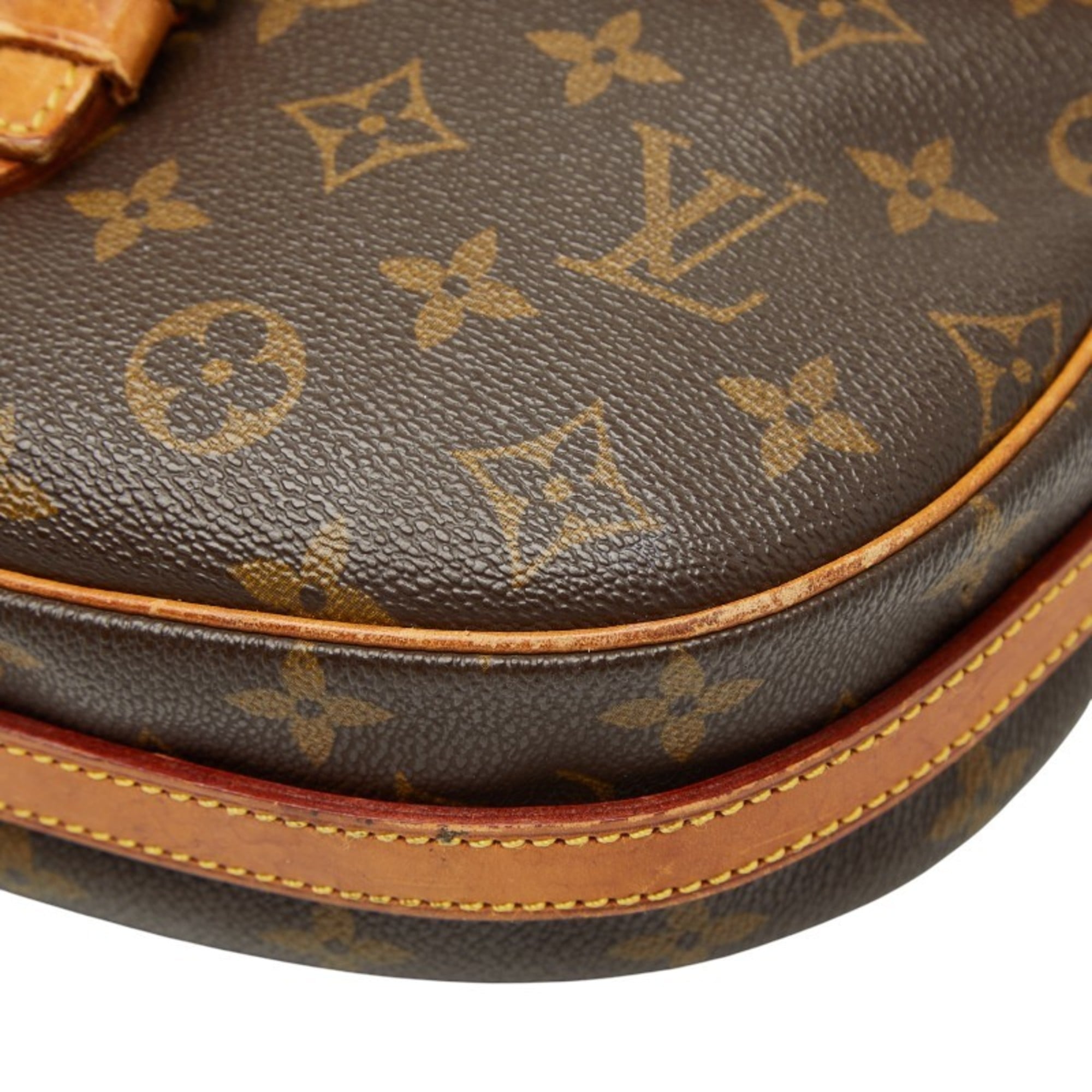 Louis Vuitton Brown Pvc Leather Shoulder Bag