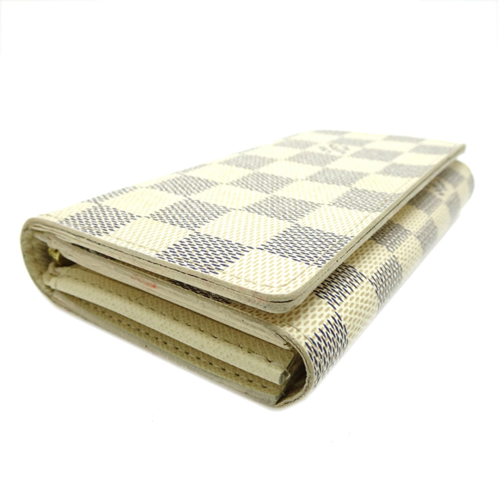 Louis Vuitton White Damier Azur Wallet