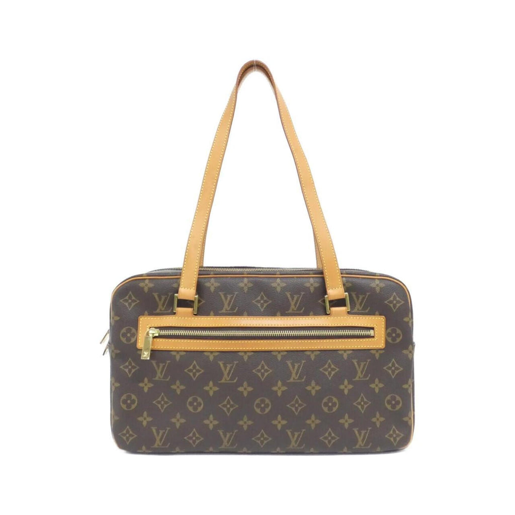 Louis Vuitton Brown Coated Canvas Shoulder Bag