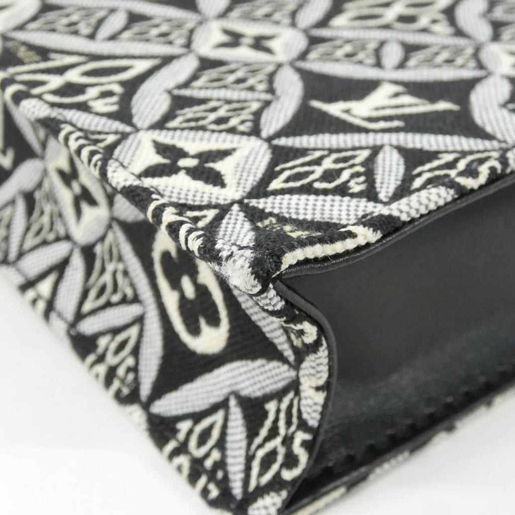Louis Vuitton Black Jacquard Handbag