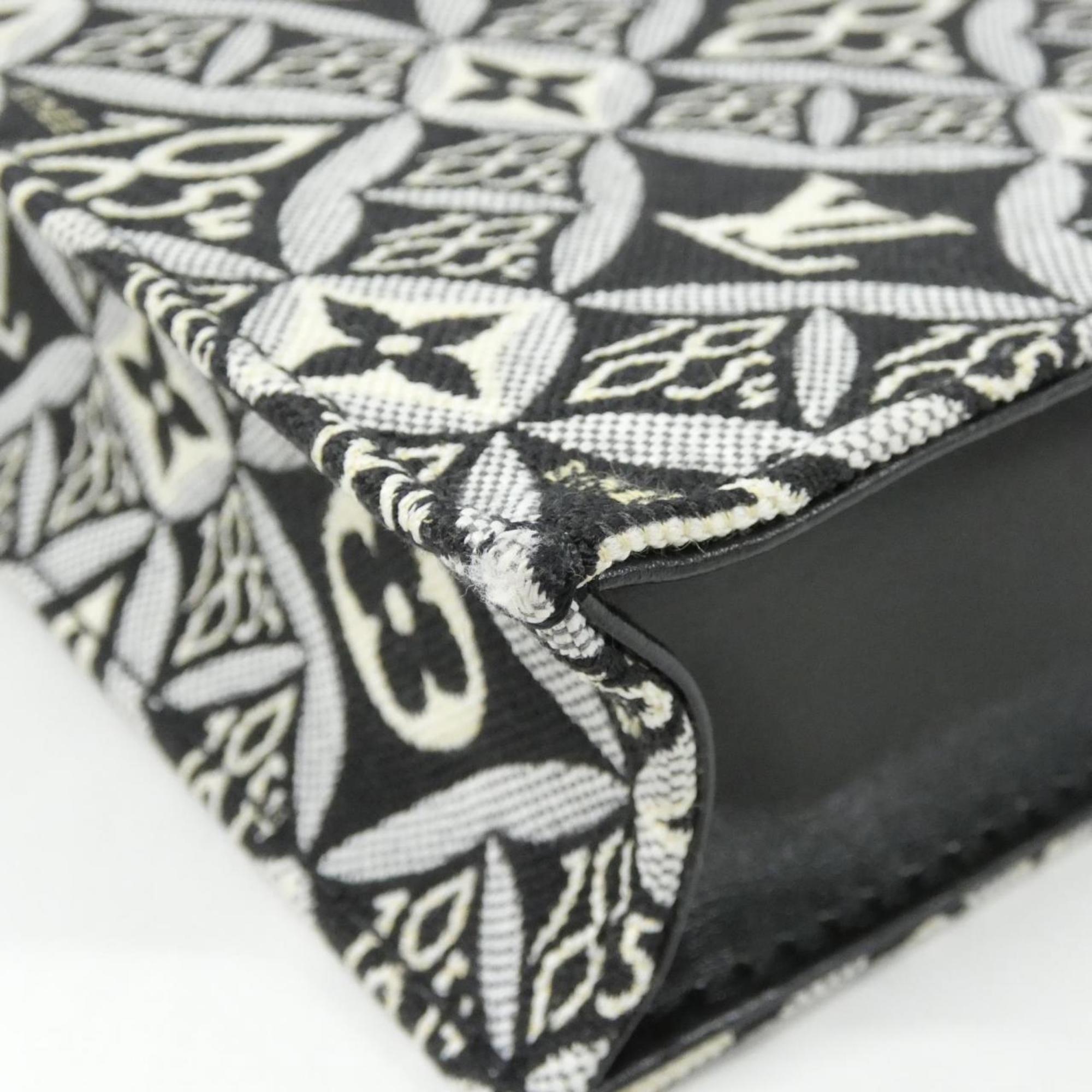 Louis Vuitton Black Jacquard Handbag
