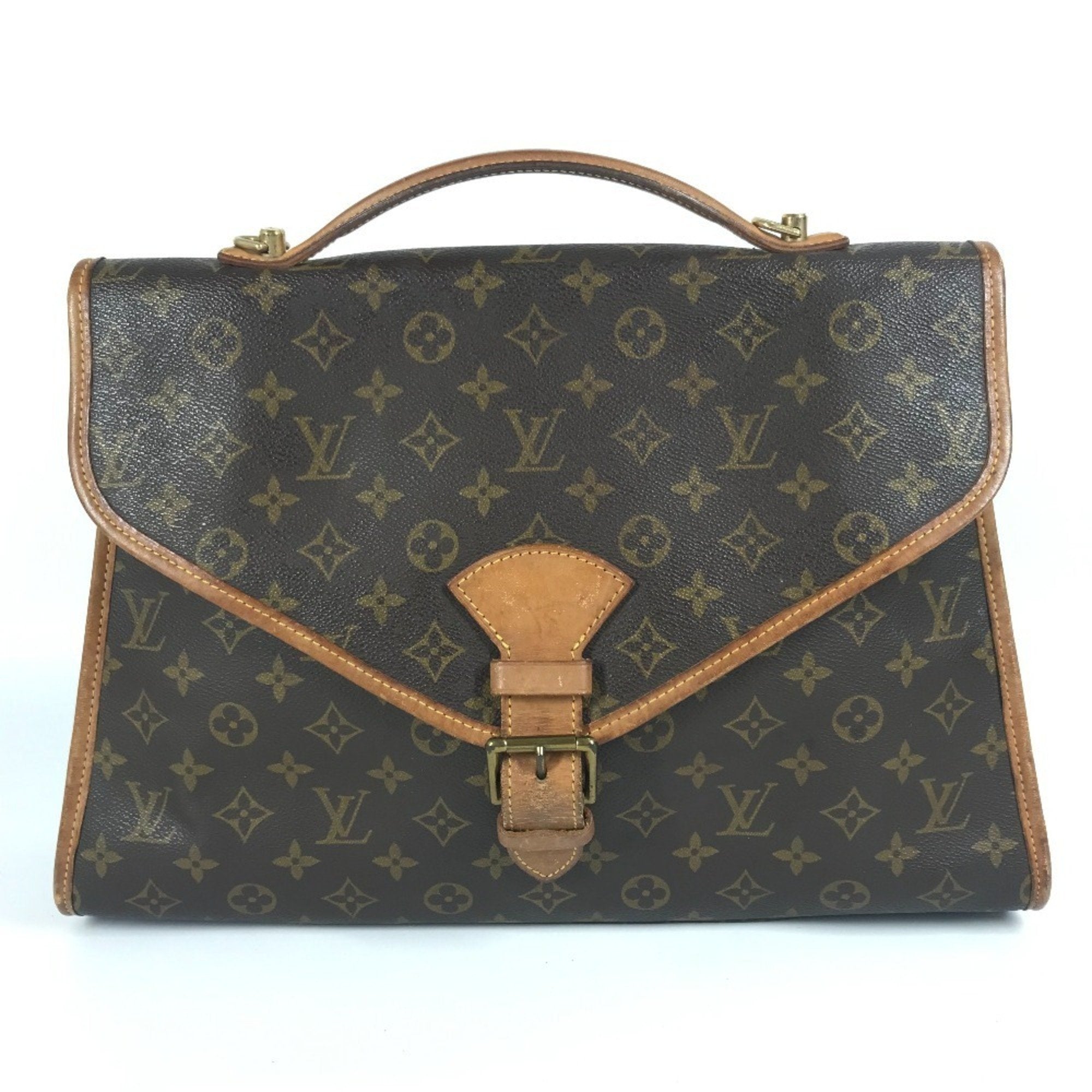 Louis Vuitton Brown Monogram Canvas Handbag Shoulder Bag