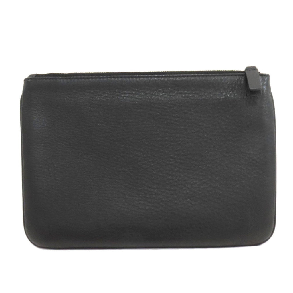 Balenciaga Black Leather Pouch