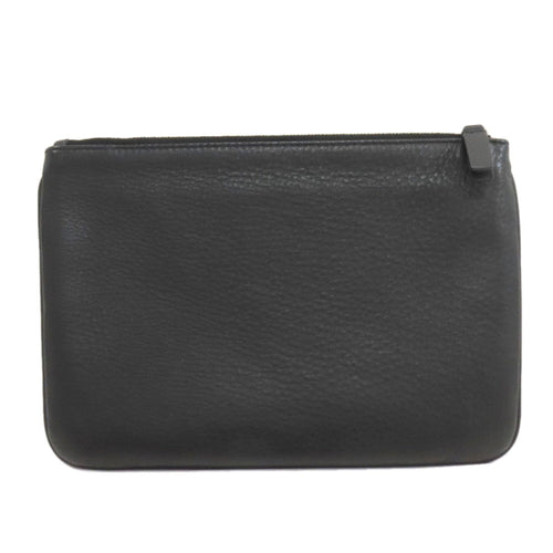 Balenciaga Black Leather Pouch