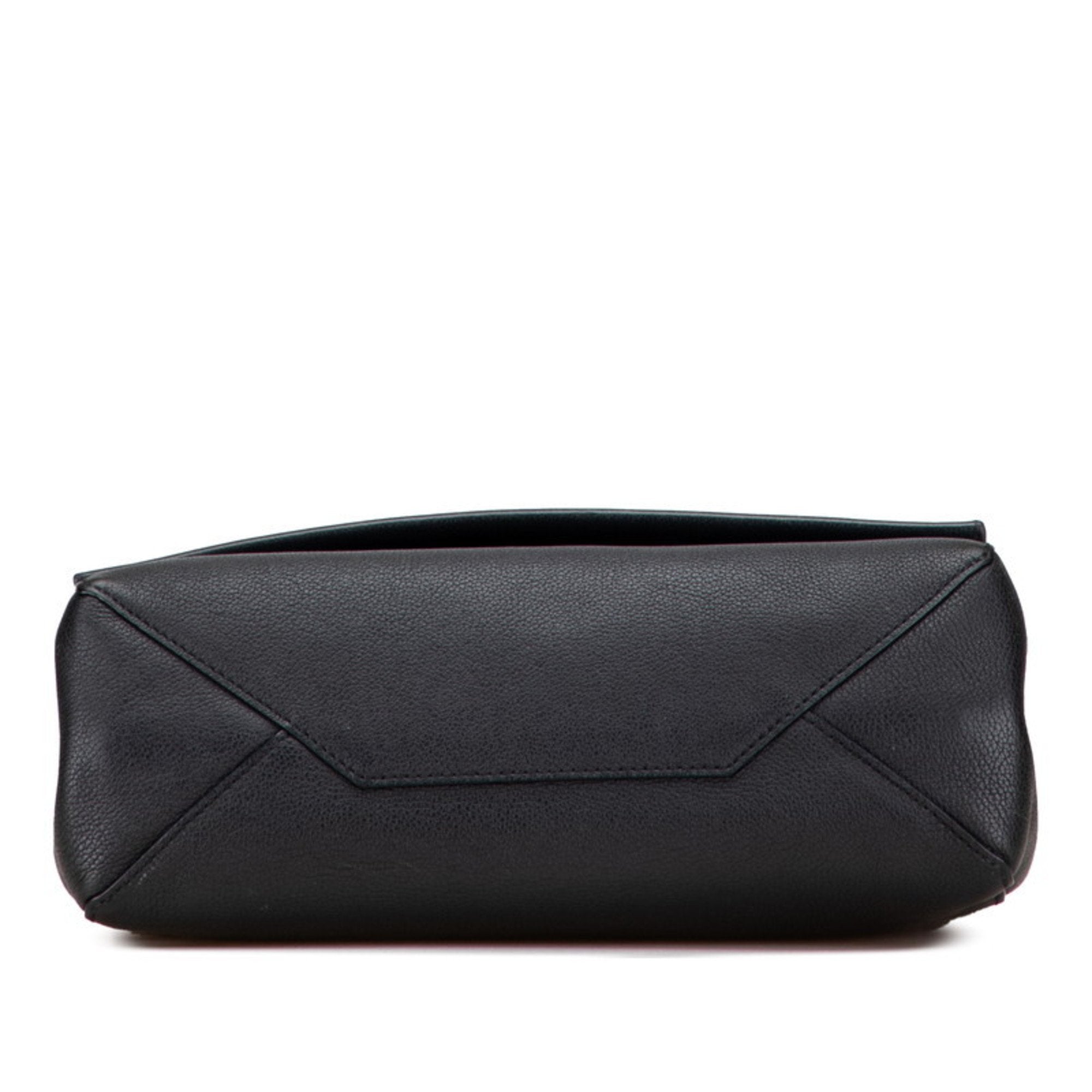 Louis Vuitton Lockme Ii Black Noir Leather Handbag Shoulder Bag
