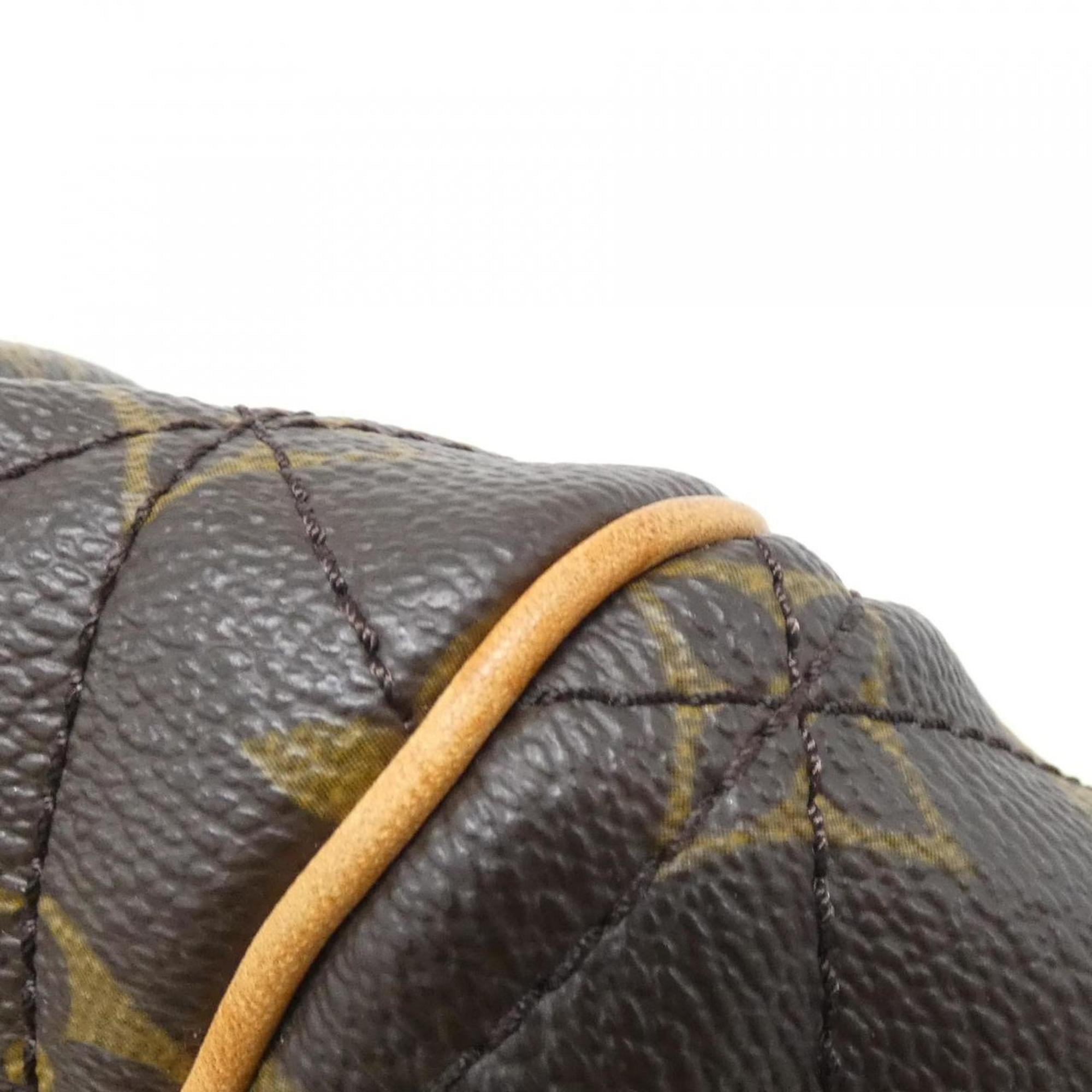 Louis Vuitton Marron Coated Canvas Handbag