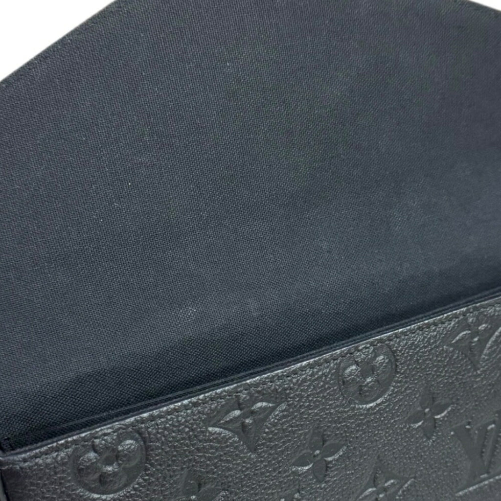 Louis Vuitton Black Monogram Empreinte Shoulder Bag