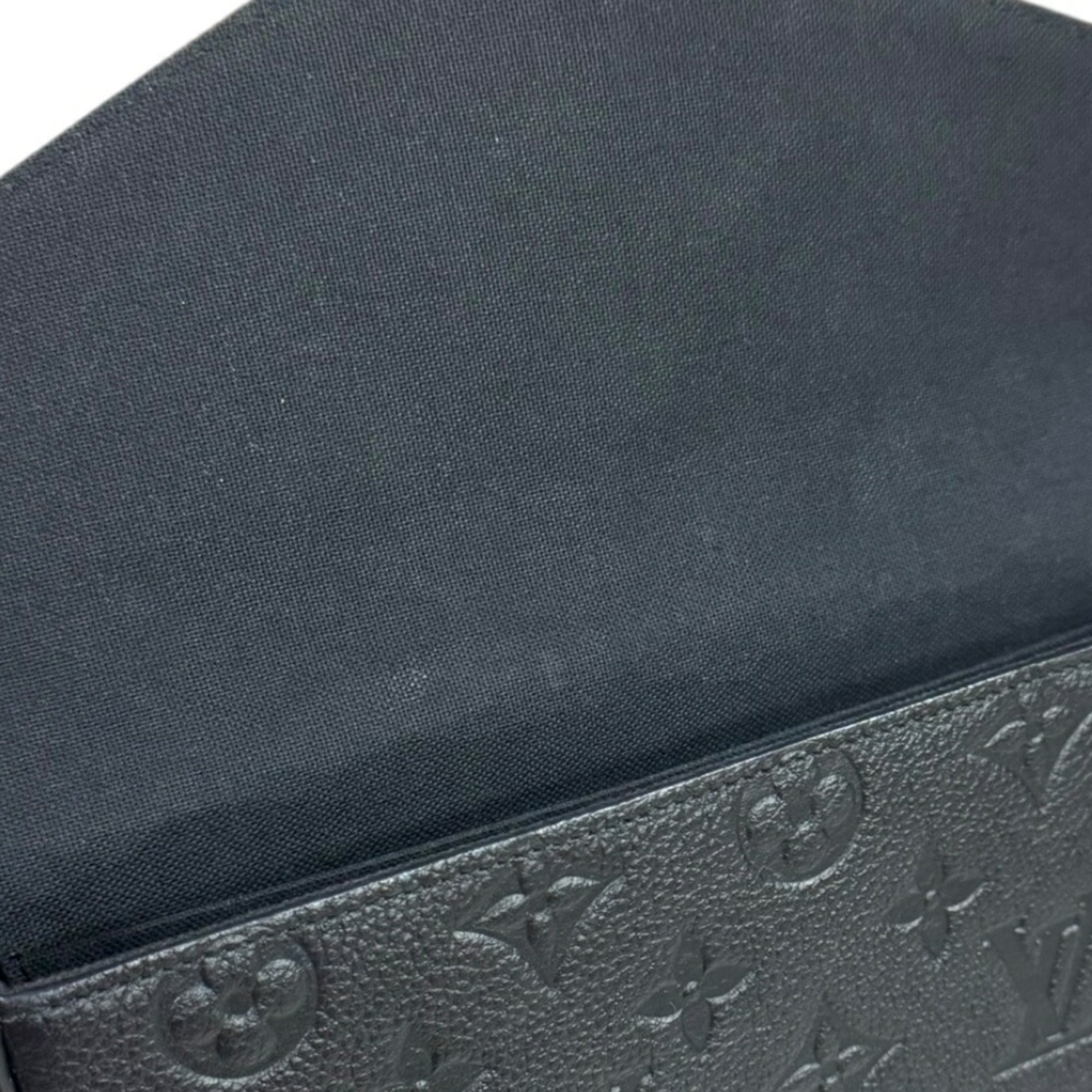 Louis Vuitton Black Monogram Empreinte Shoulder Bag