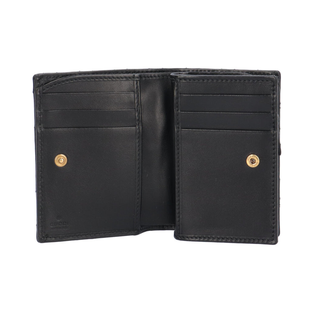 Gucci Black Leather Wallet (Bi-Fold) (Pre-Owned)