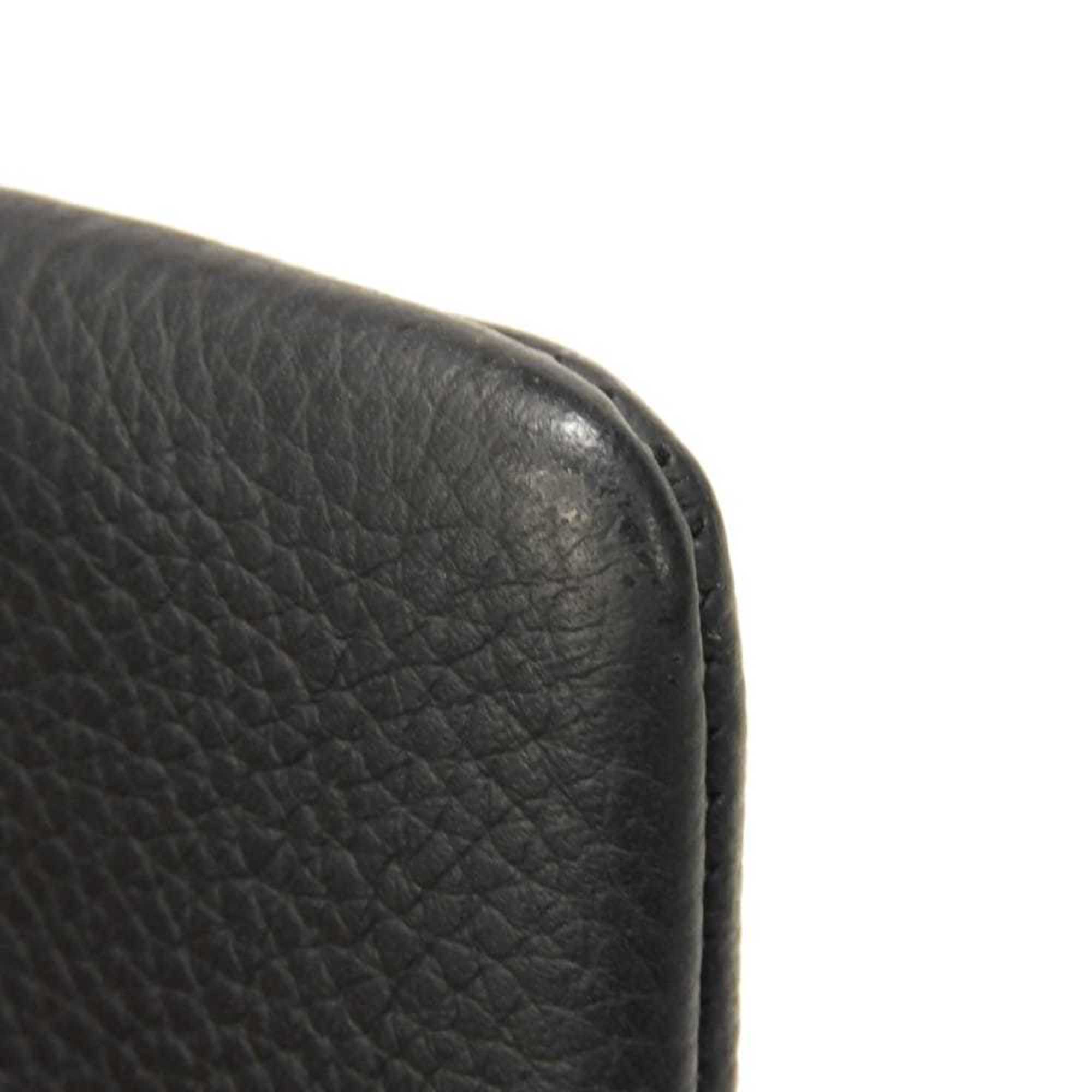 Louis Vuitton Noir Leather Coin Purse/Coin Case