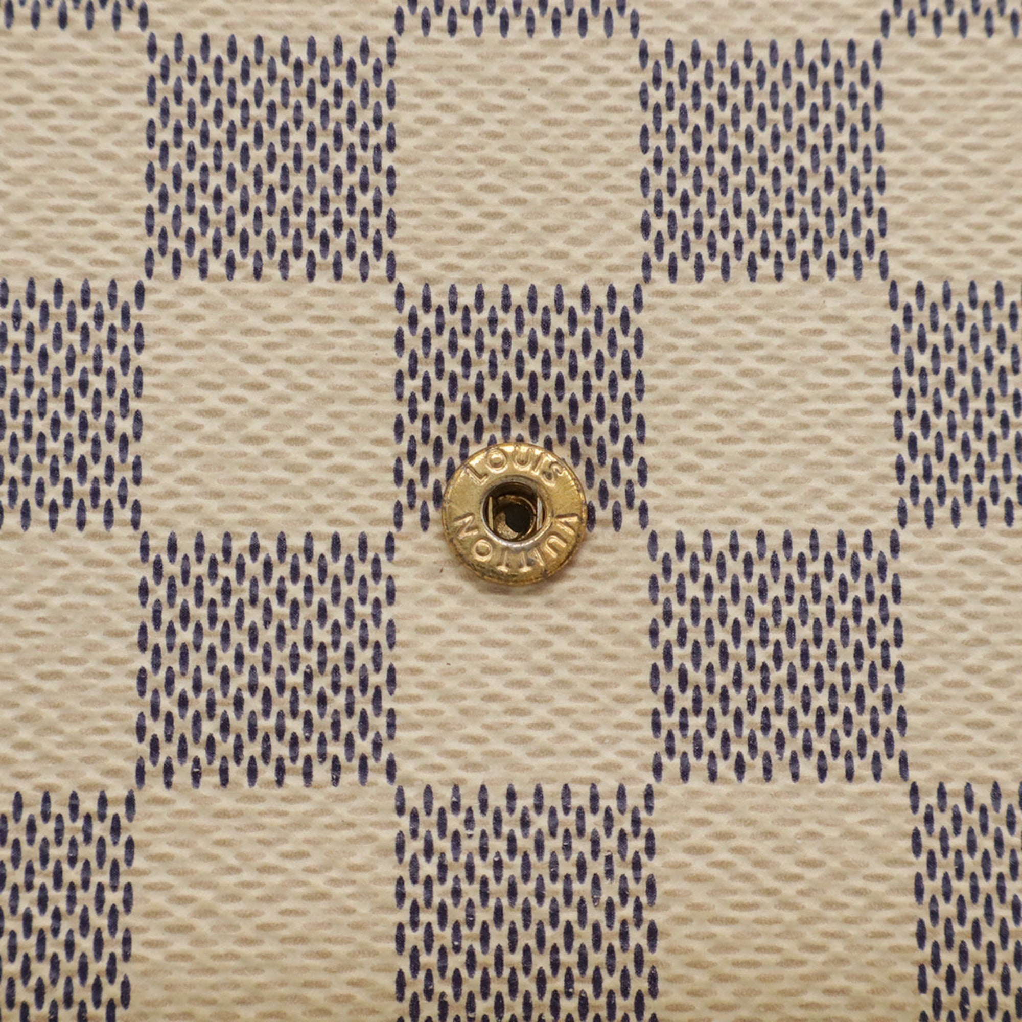 Louis Vuitton Damier Azur Ivory Damier Azur Clutch Bag Pochette Shoulder Bag
