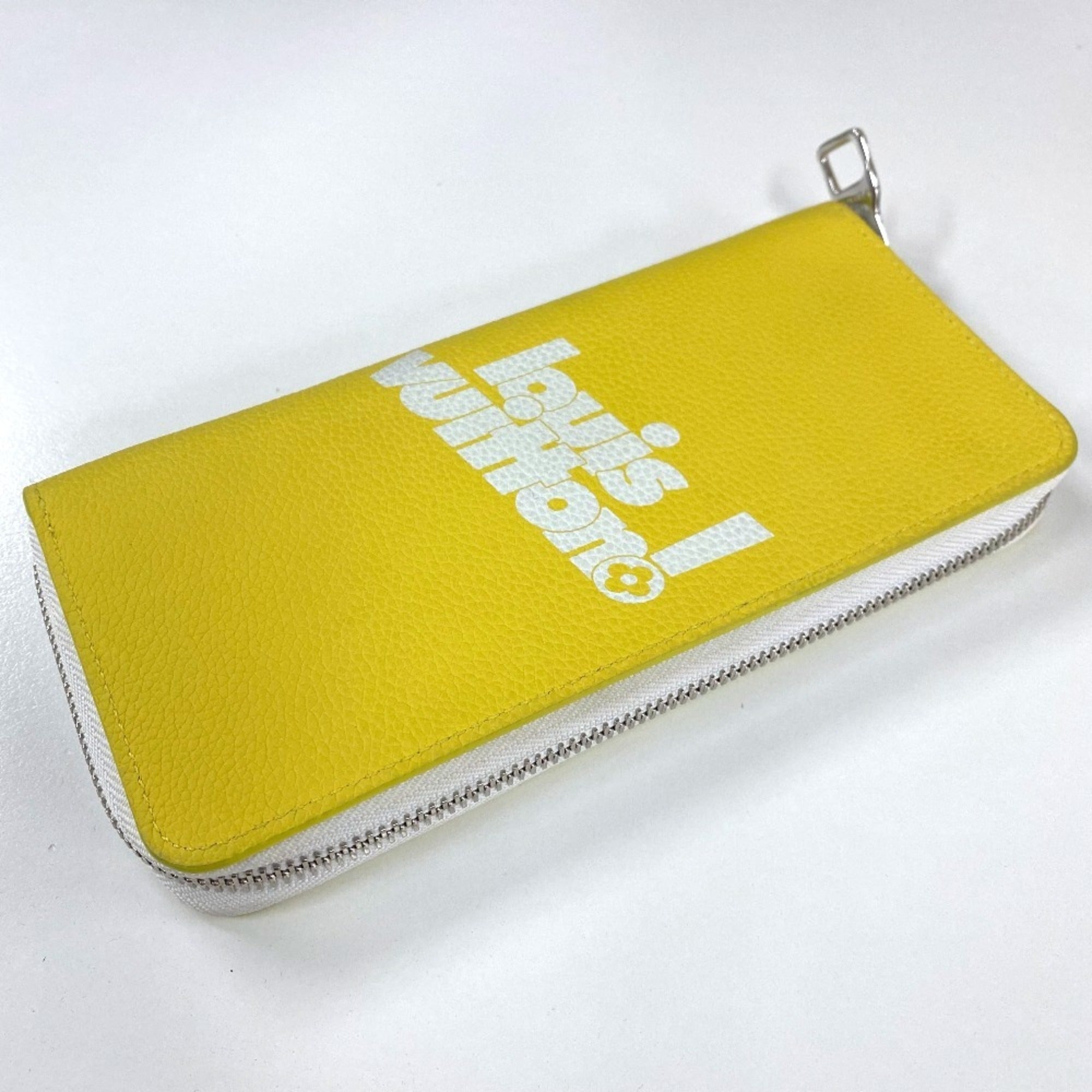 Louis Vuitton Yellow Leather Long Wallet