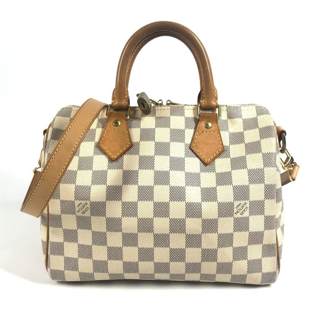 Louis Vuitton Damier Azur White Damier Azur Boston Bag Handbag Shoulder Bag