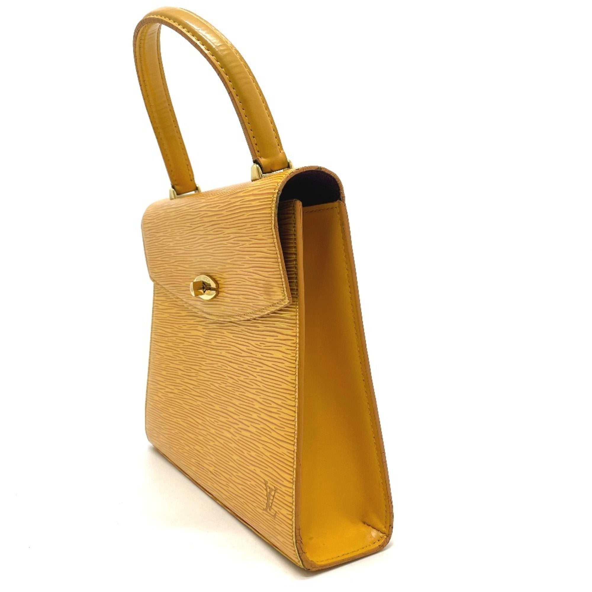 Louis Vuitton Epi Yellow Epi Leather Handbag