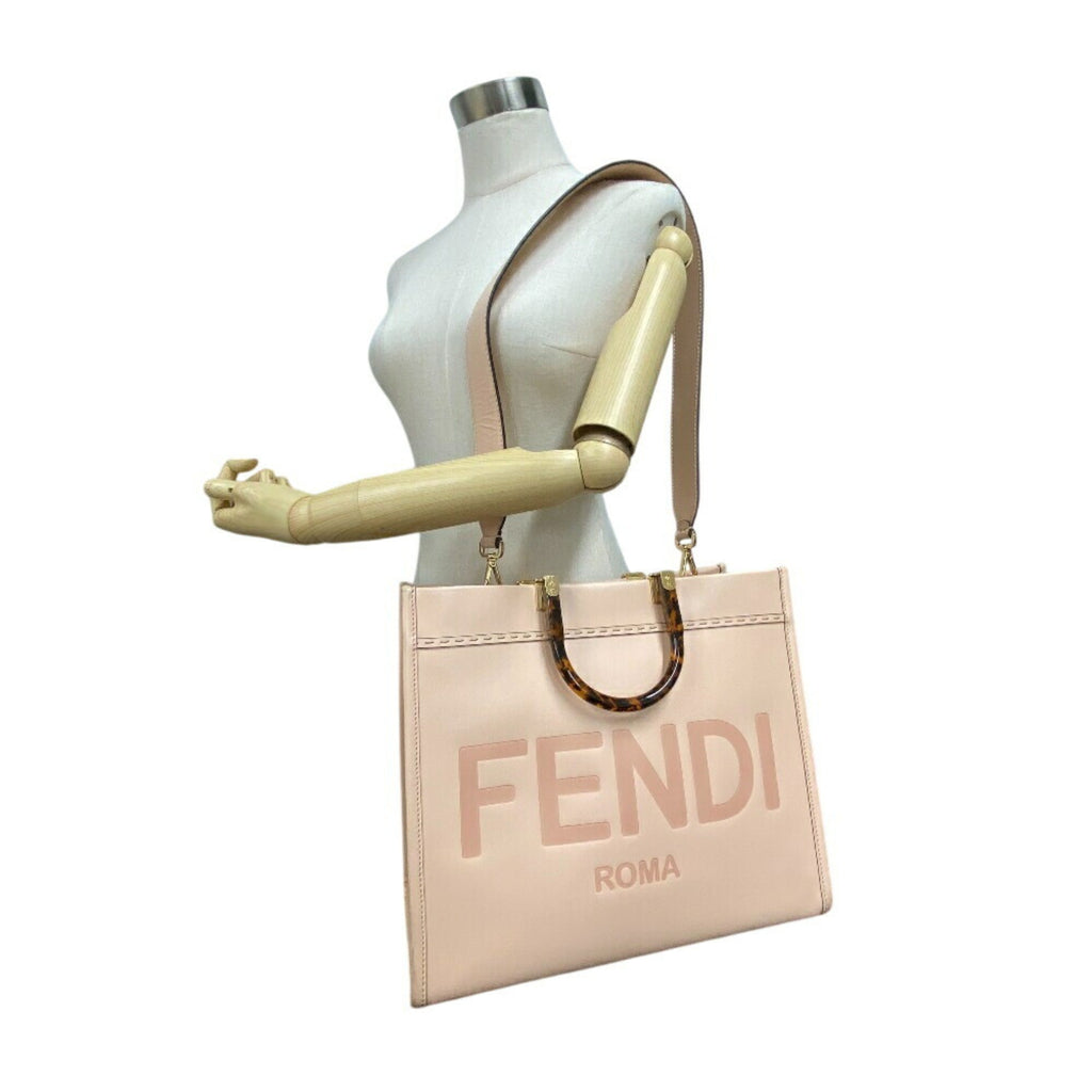 Fendi Pink Leather Handbag
