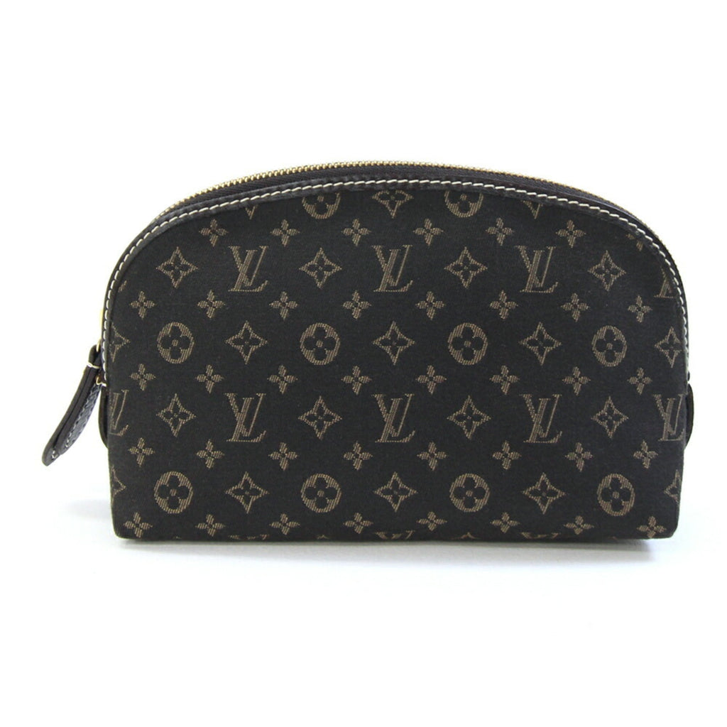 Louis Vuitton Dark Brown Fusain Monogram Idylle Canvas Pochette Pouch