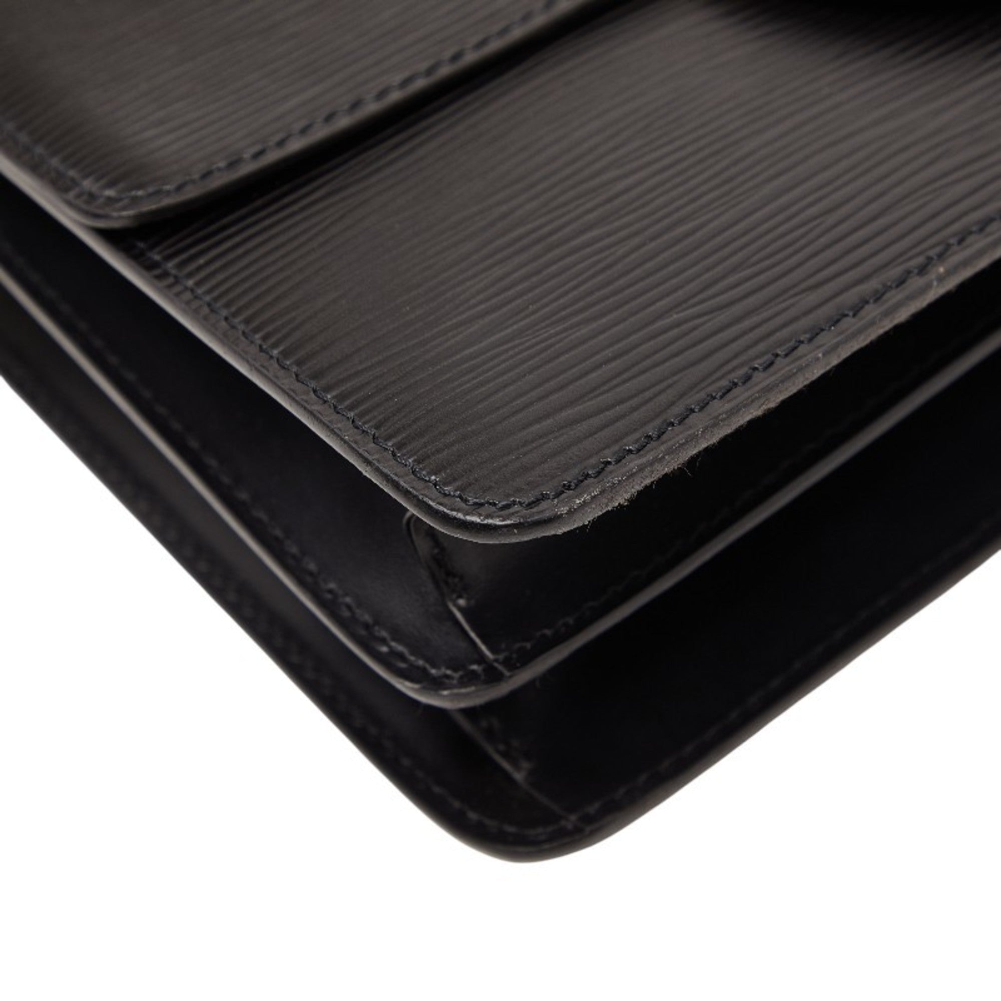 Louis Vuitton Black Noir Leather Shoulder Bag