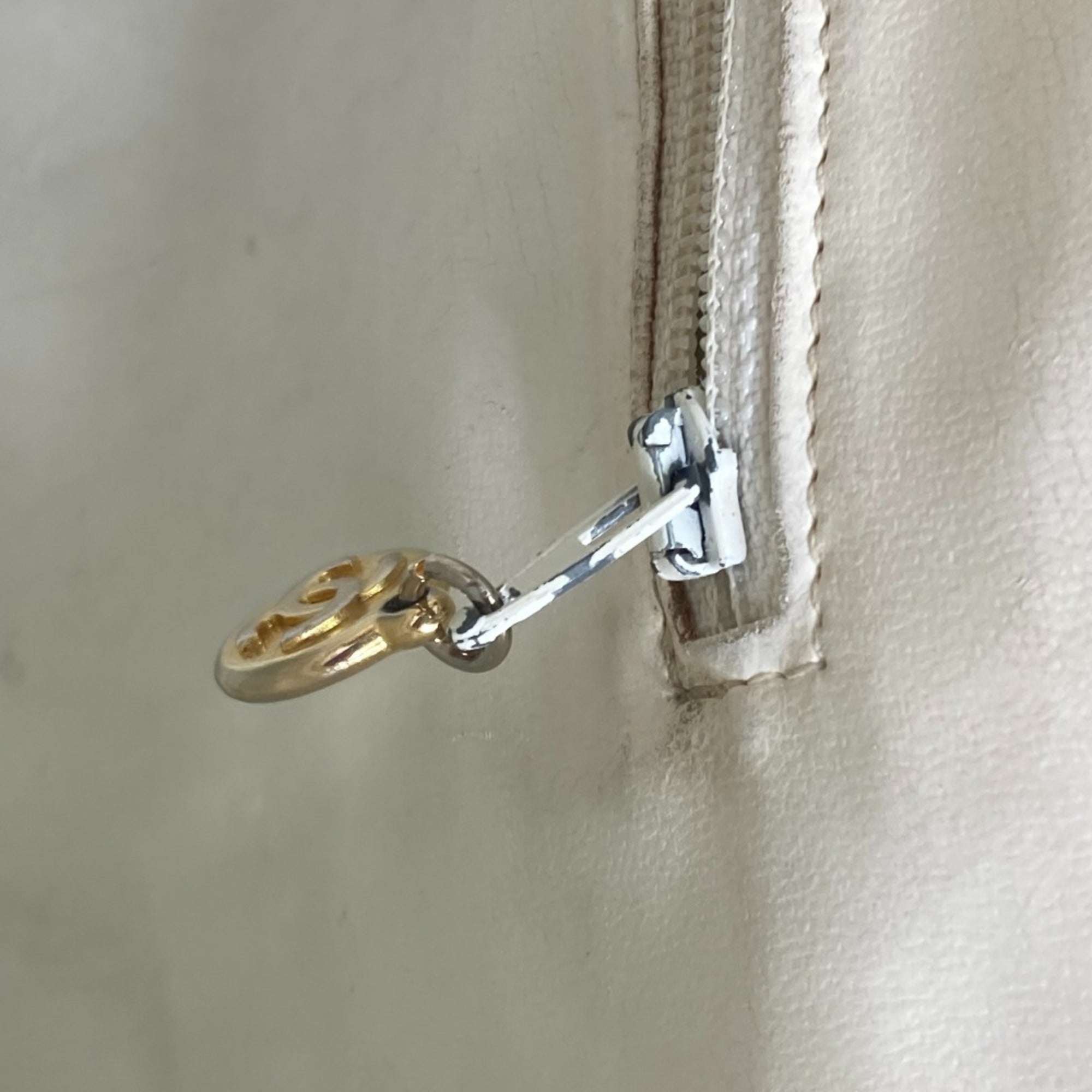 Chanel Yellow Leather Shoulder Bag