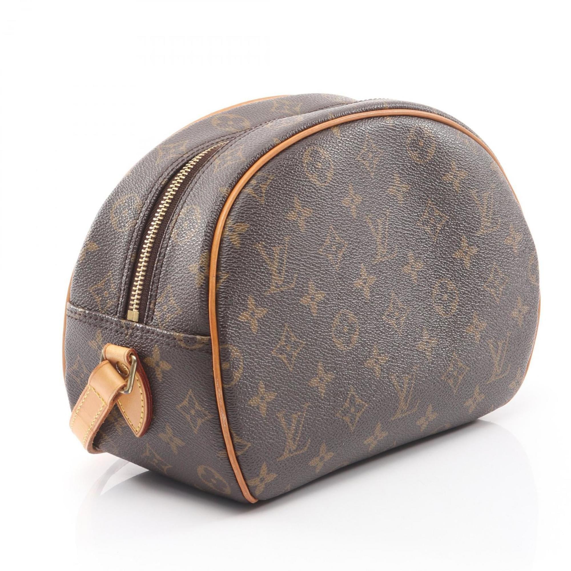 Louis Vuitton Brown Coated Canvas Monogram Leather Handbag Shoulder Bag