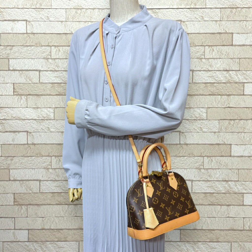 Louis Vuitton Brown Monogram Canvas Shoulder Bag